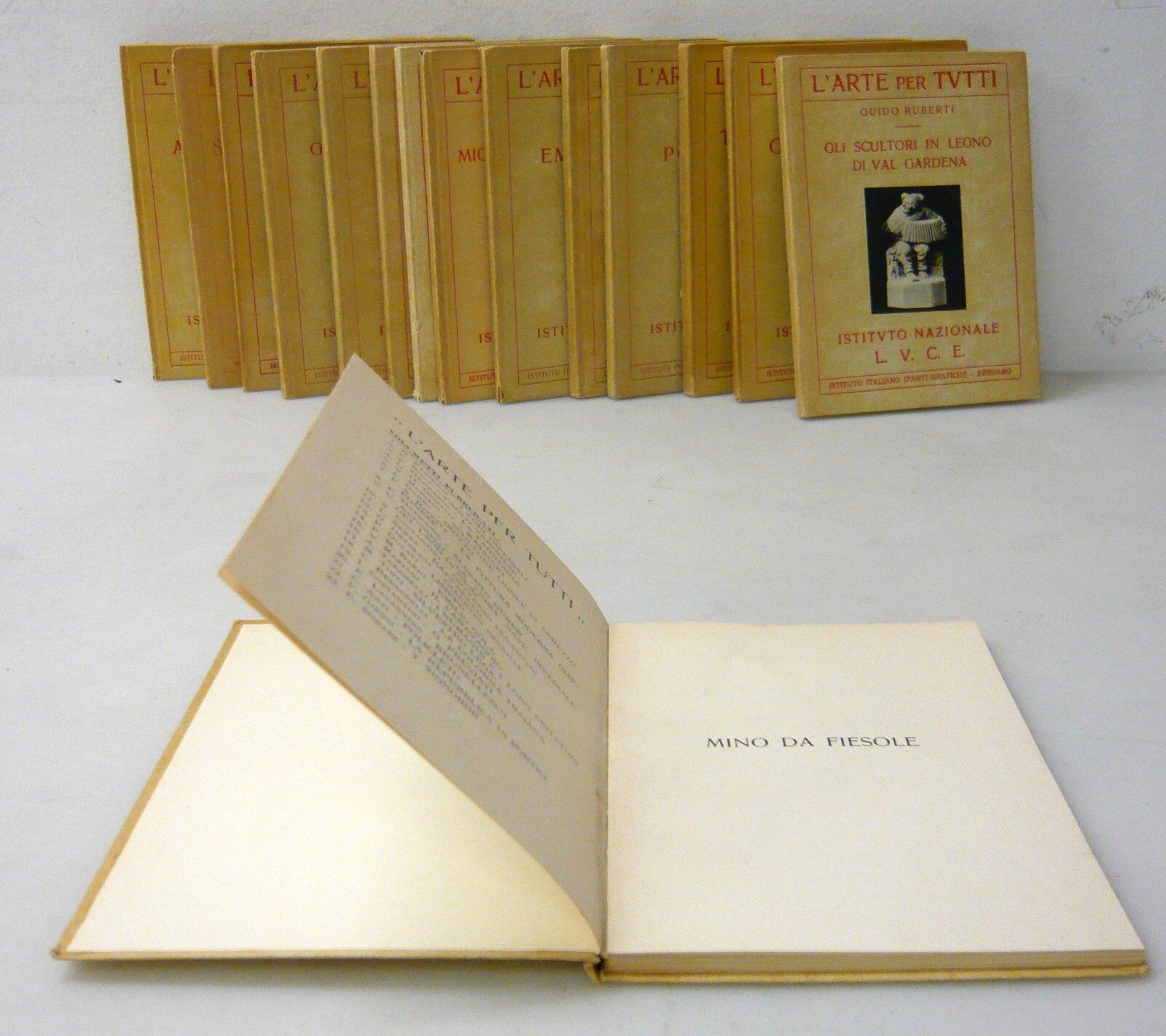Lotto 15 L'ARTE PER TUTTI,1930,Ist.LUCE/d'Arti Grafiche,Bergamo[storia,pittura