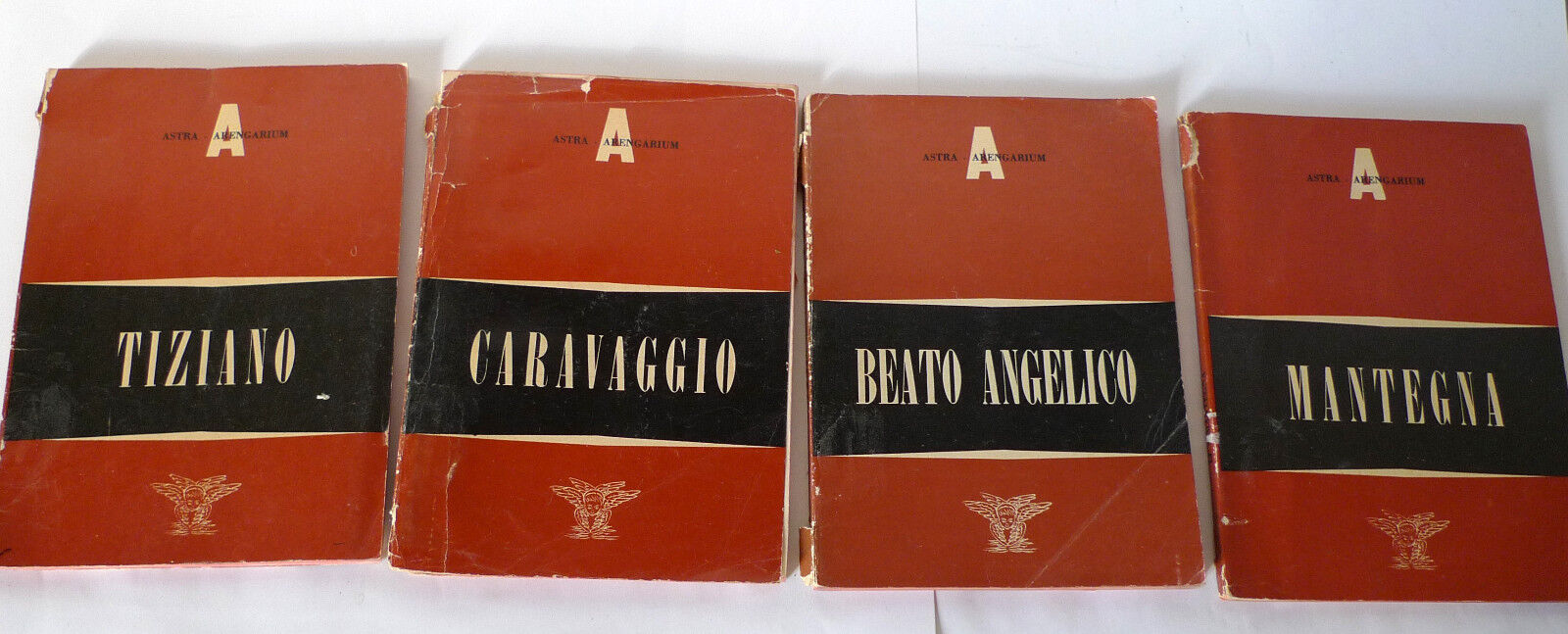 Lotto arte ASTRA ARENGARIUM,Electa'51[BEATO ANGELICO,MANTEGNA,TIZIANO,CARAVAGGIO