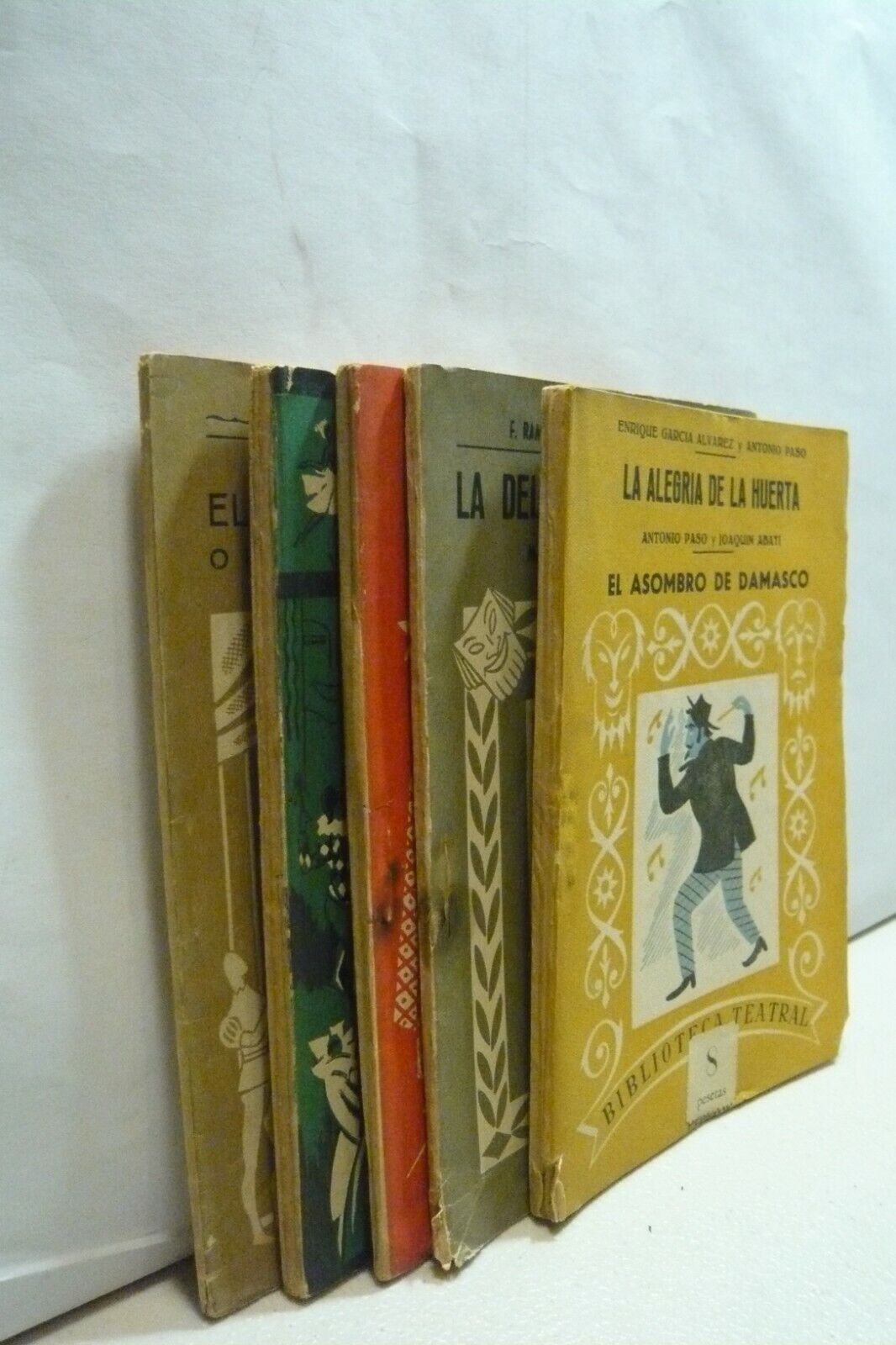 Lotto Biblioteca Teatral:5 vol.[Federico Romero,Carlos Arniches,Ramos de Castro