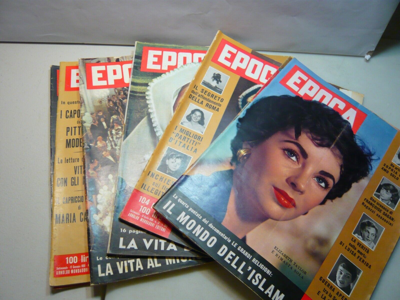 Lotto EPOCA.Settimanale politico di grande informazione, anno 1958