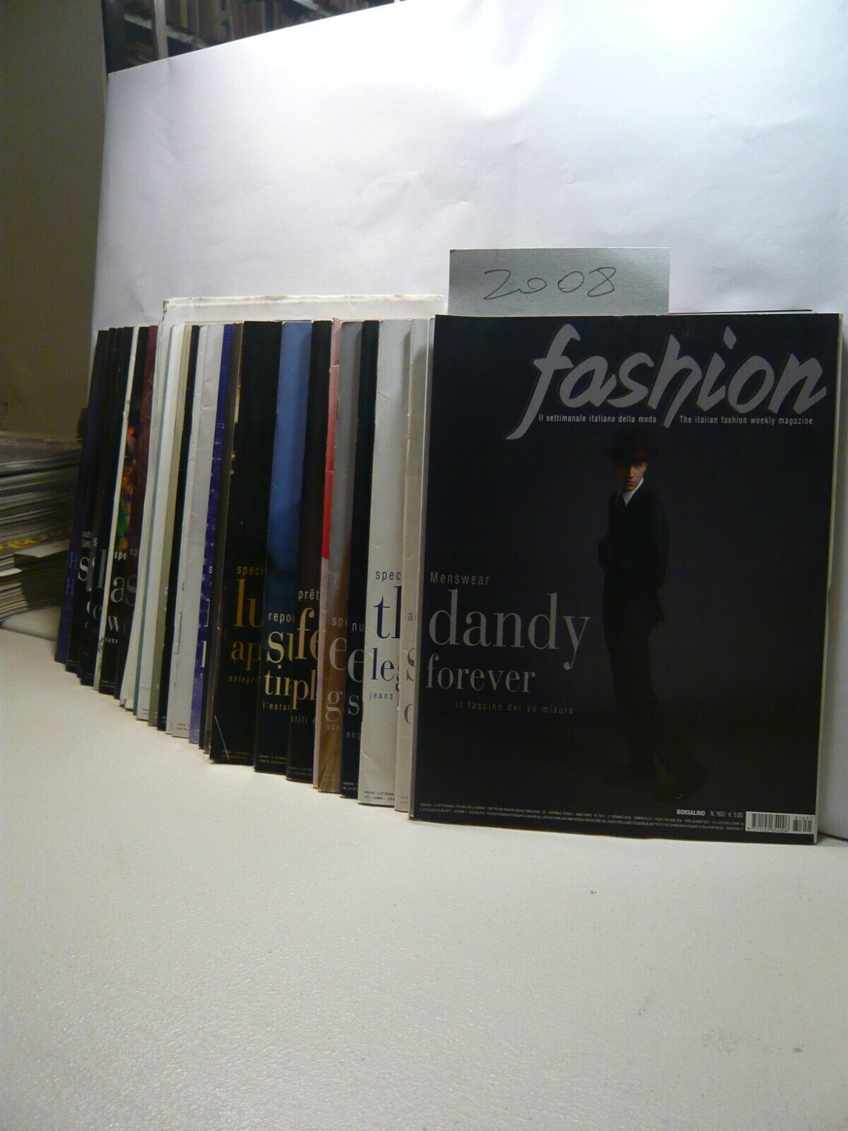 Lotto FASHION MAGAZINE. Il settimanale italiano della moda, anno 2008