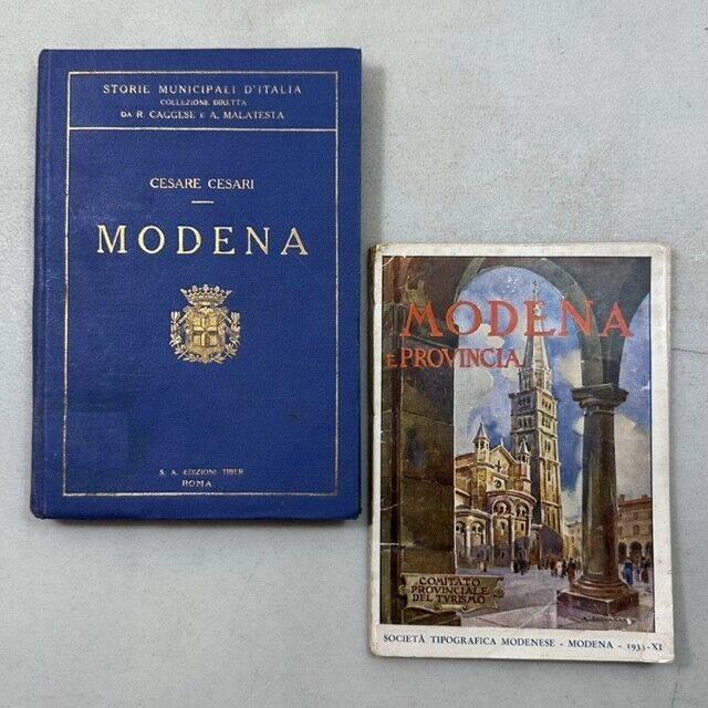Lotto:guide di Modena 1929/1933[Cesare Cesari,A. Pedrazzi e E. Porta
