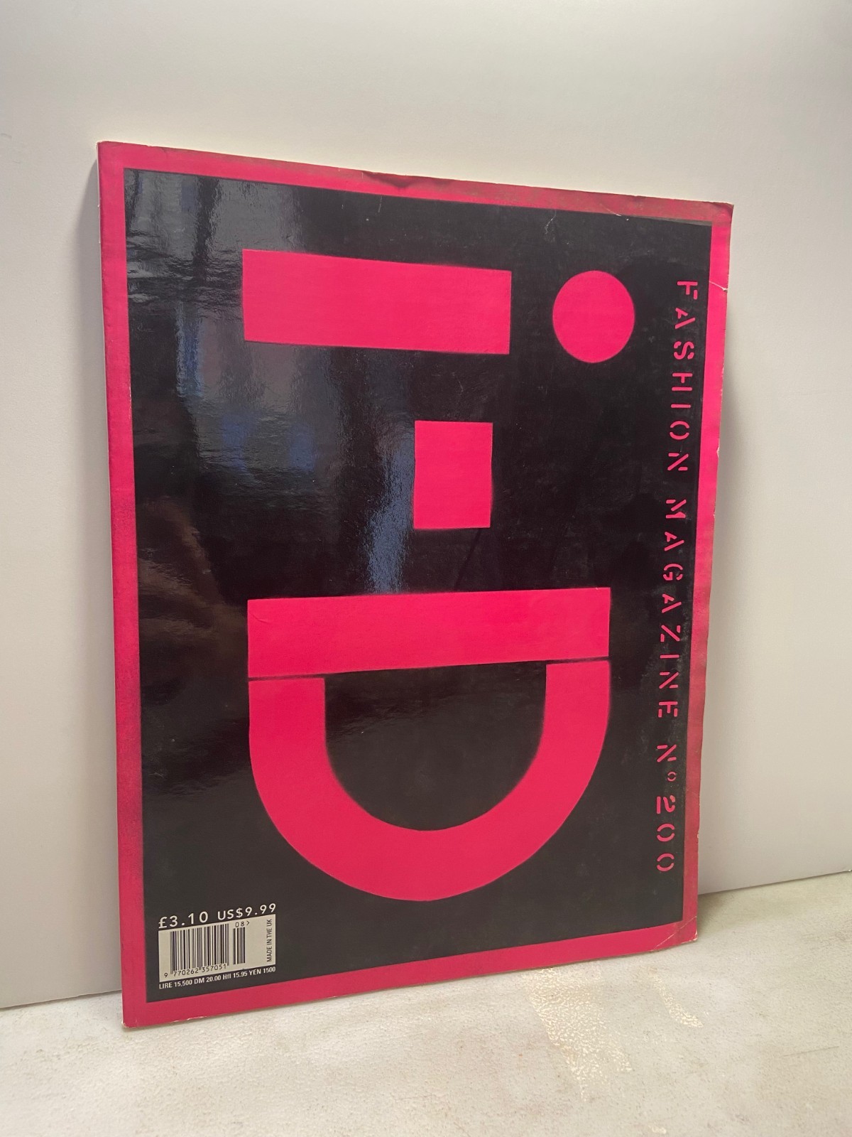 Lotto i-D MAGAZINE anno 2000[9 numeri, björk,may anderson,I’il kim,ale week