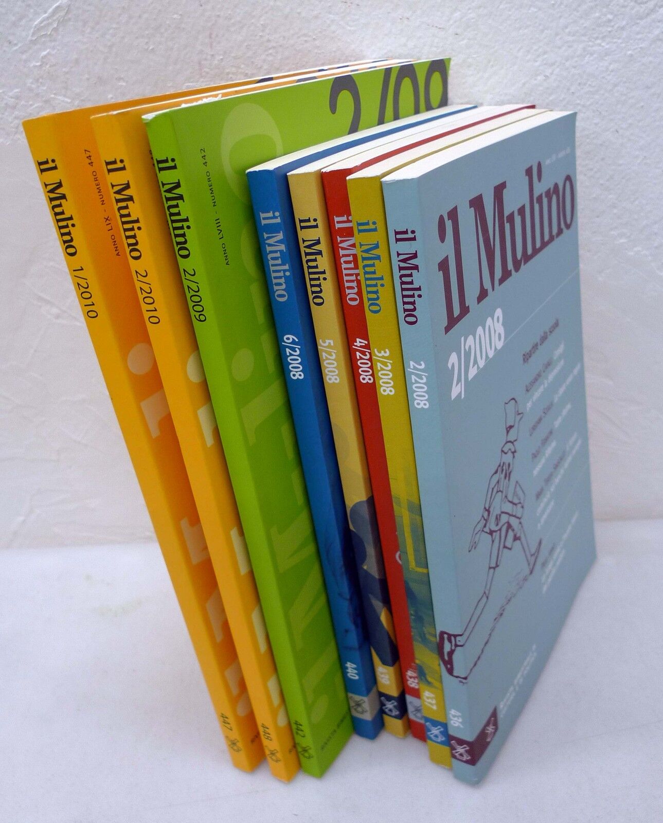 Lotto Il Mulino.Rivista bimestrale di cultura e politica,Bologna 2008,2009,2010