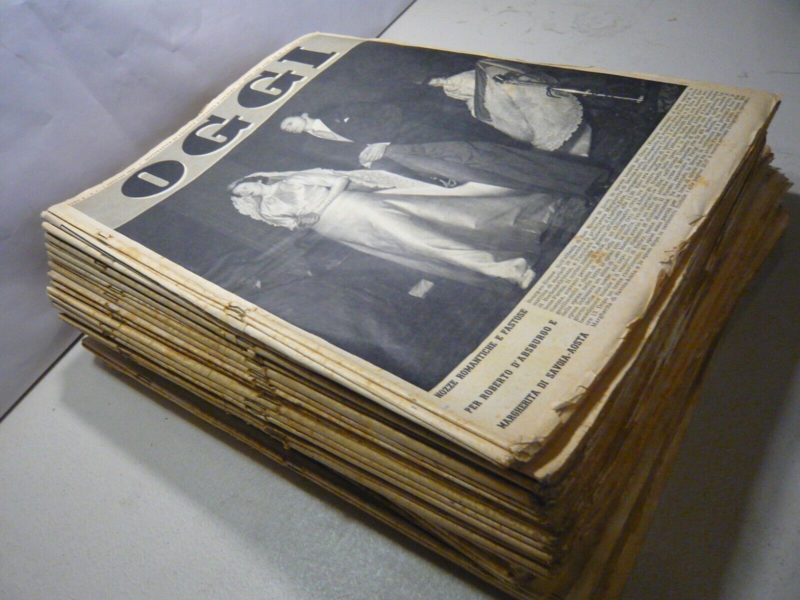 Lotto OGGI.Rivista settimanale di politica, attualità e cultura, 1957, 52 …