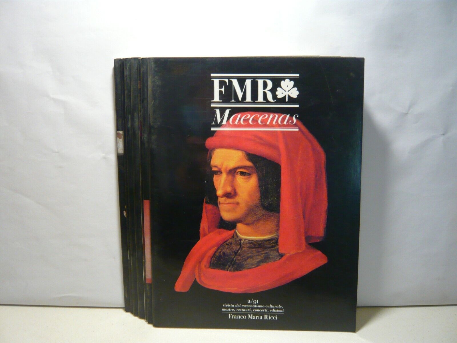 Lotto riviste FMR, Maecenas,Franco Maria Ricci,1991/92[mecenatismo,mostre