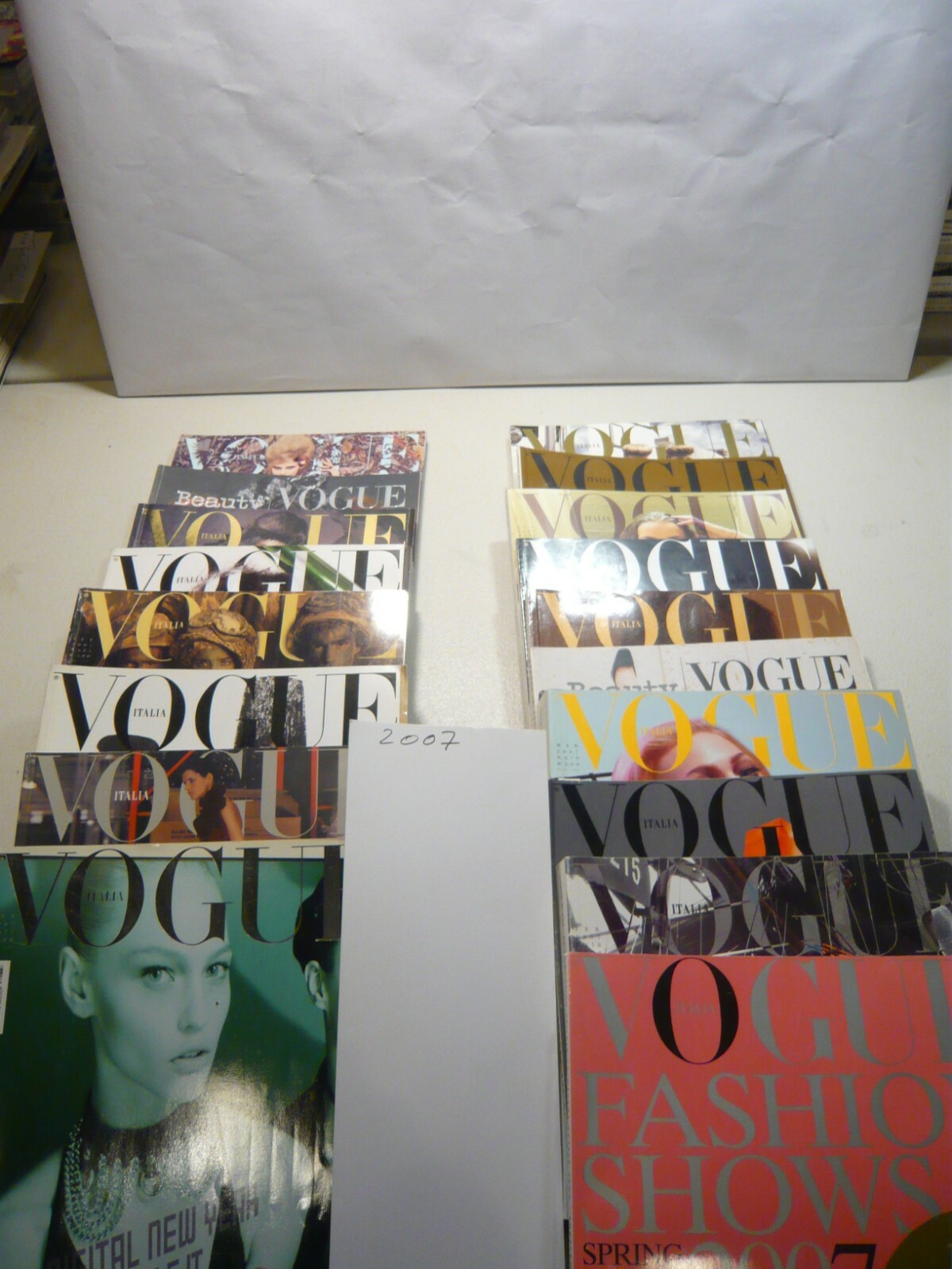 Lotto VOGUE ITALIA MAGAZINE, 2007[Dvorakova, Tilda Swinton