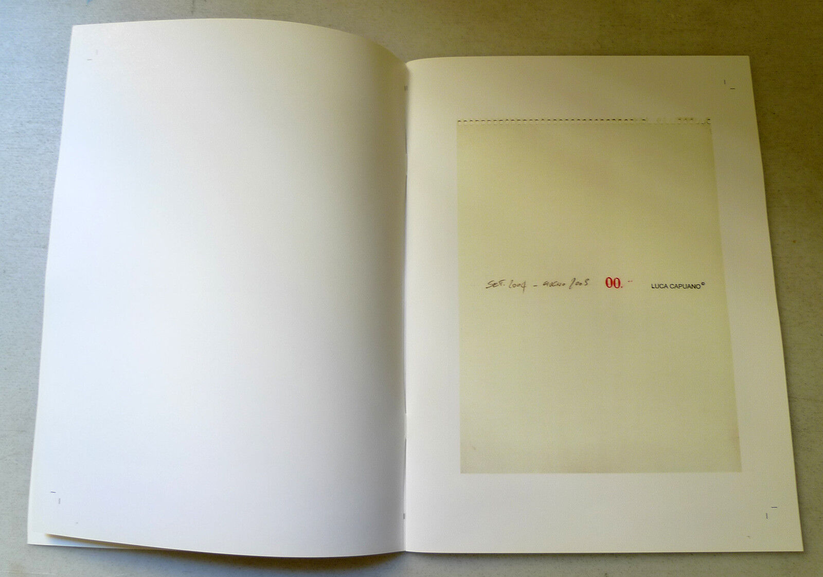 Luca Capuano,00.FOTOGRAFIA E RICERCA,2005,tiratura limitata