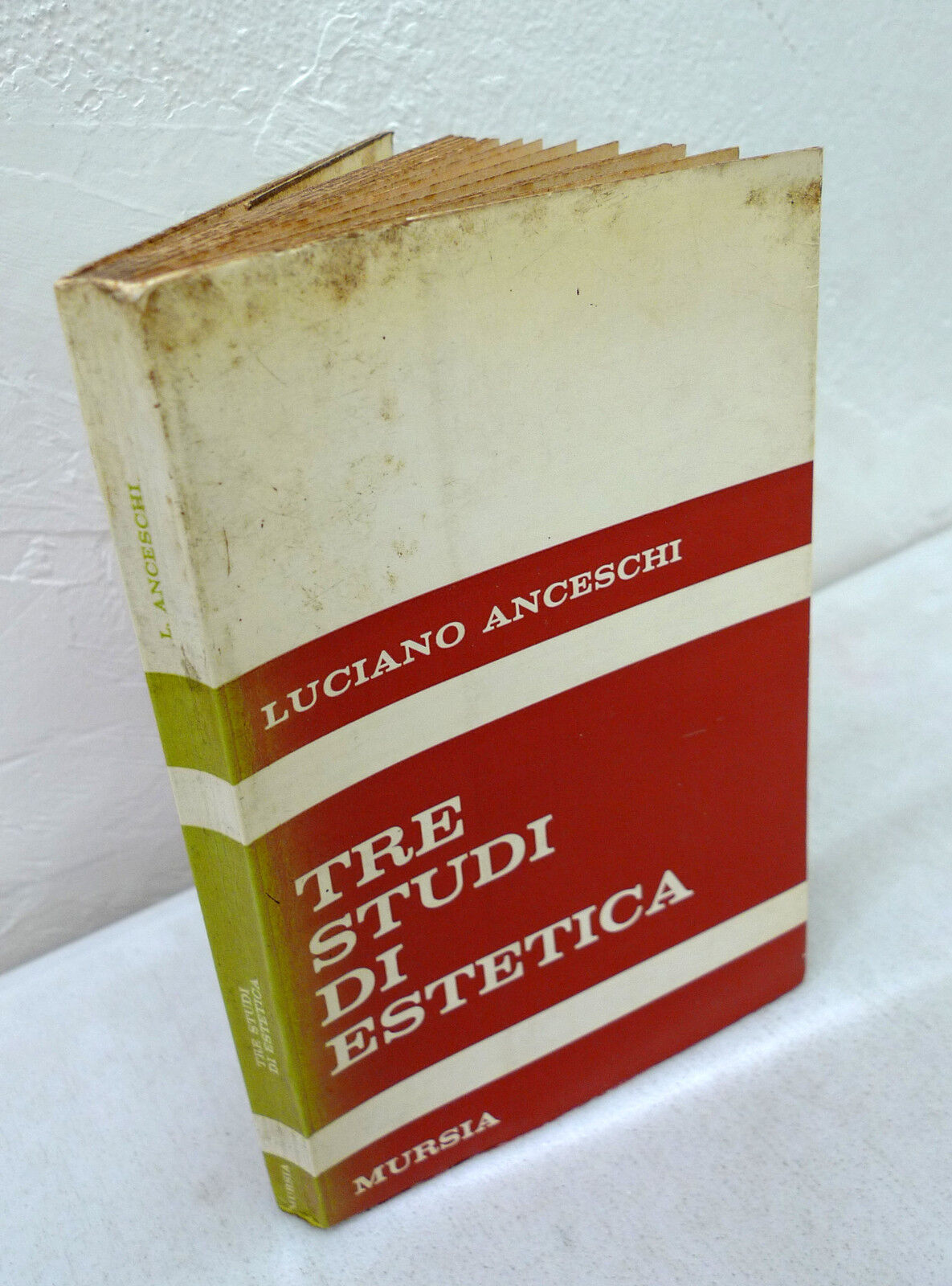 Luciano Anceschi,TRE STUDI DI ESTETICA,1966 Mursia[filosofia,Locke,Kant