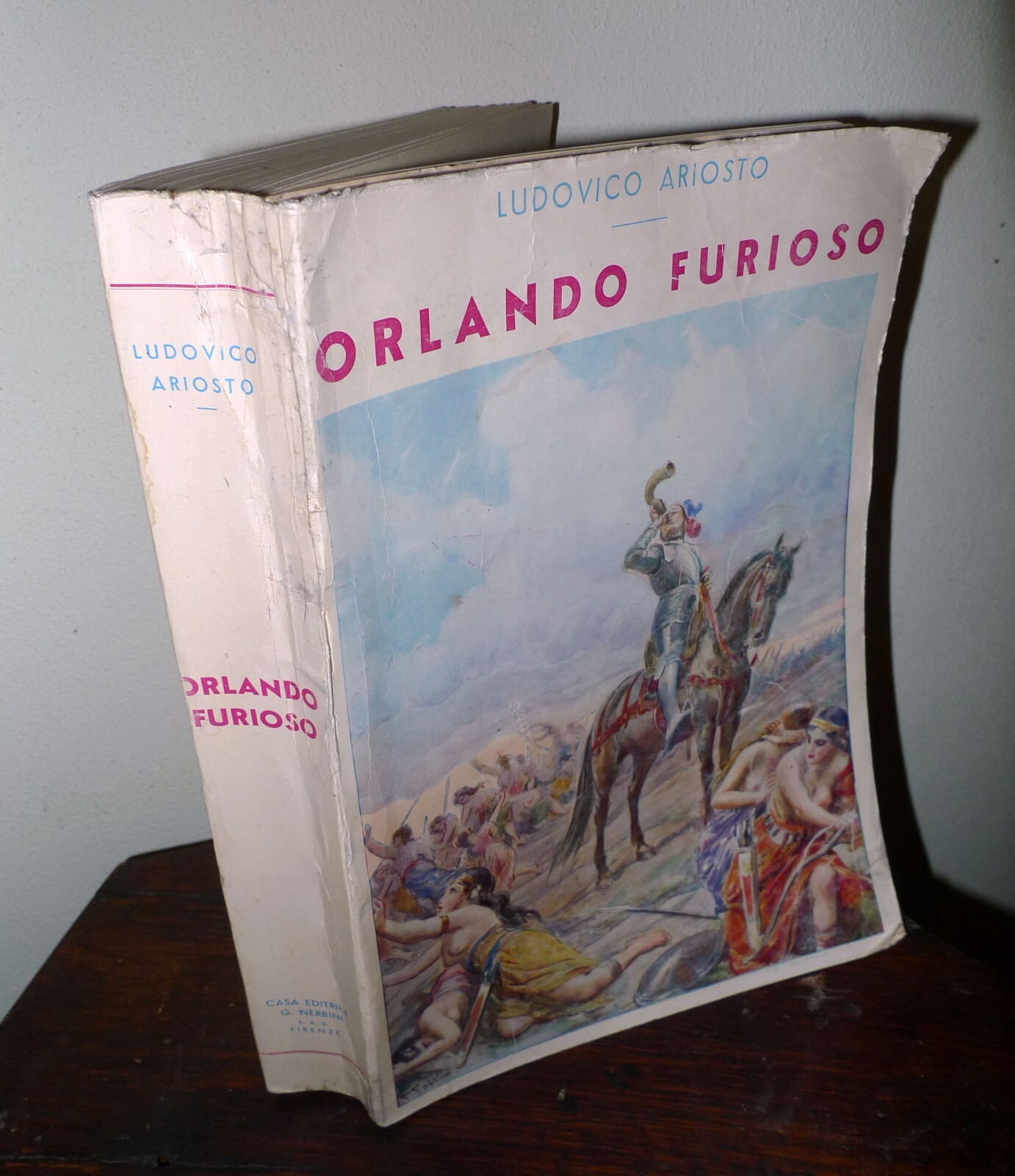 Ludovico Ariosto,ORLANDO FURIOSO,1962 Nerbini[TESTO INTEGRALE+volgarizzazione