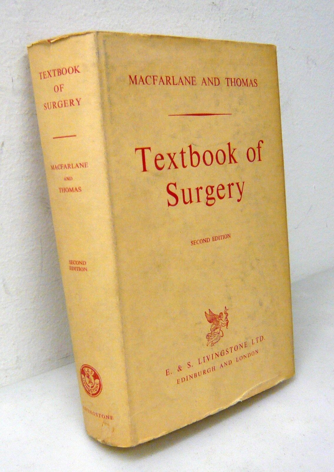 Macfarlane/Thomas,TEXTBOOK OF SURGERY,1968[medicina,manuale chirurgia