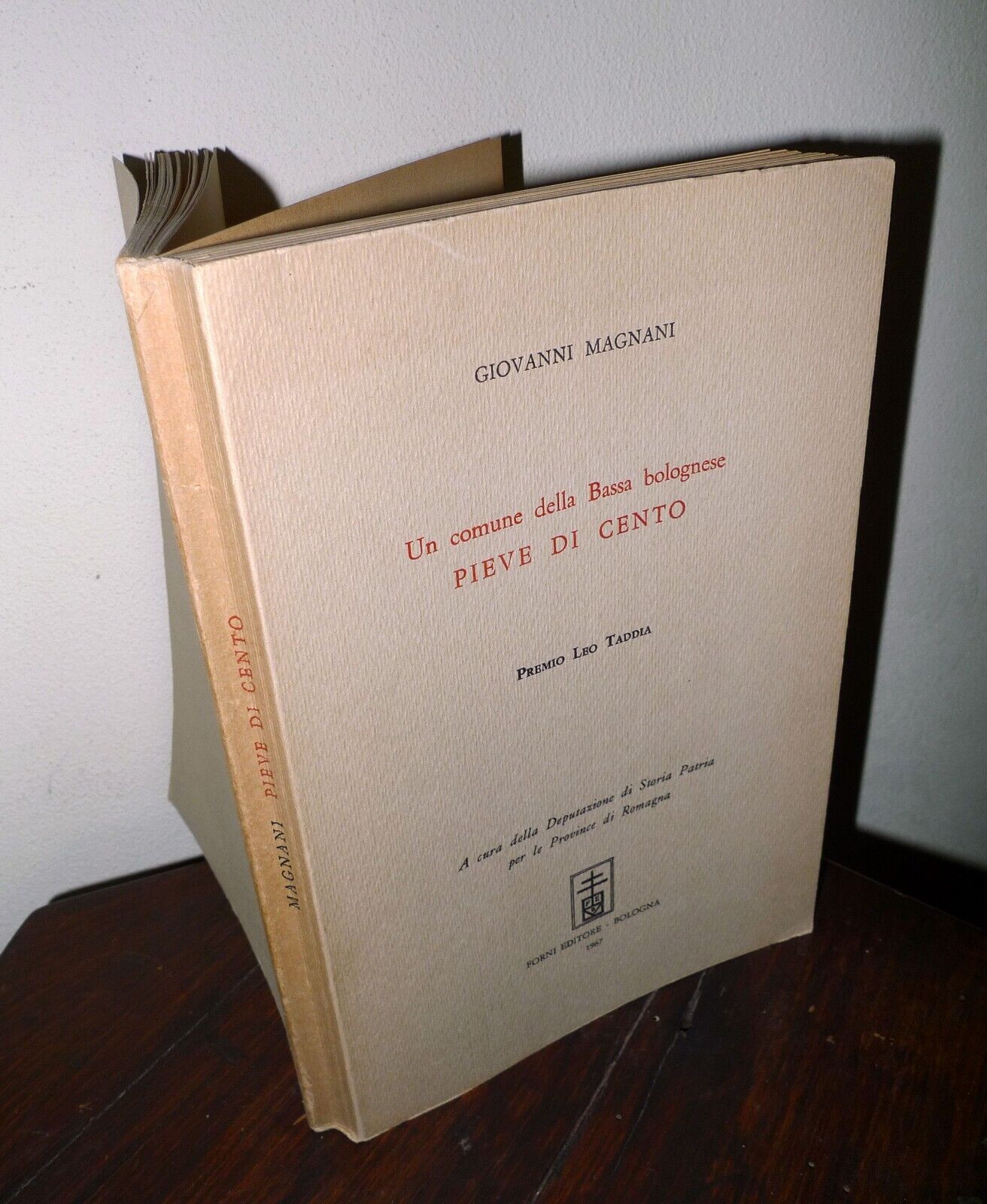 Magnani,UN COMUNE DELLA BASSA BOLOGNESE.PIEVE DI CENTO,1967 Forni[storia locale