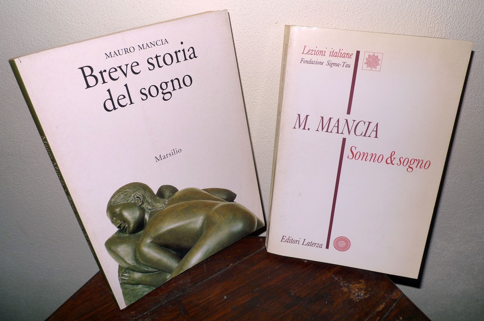 Mancia,BREVE STORIA DEL SOGNO/SONNO & SOGNO,1996-98 Marsilio/Laterza[psicologia