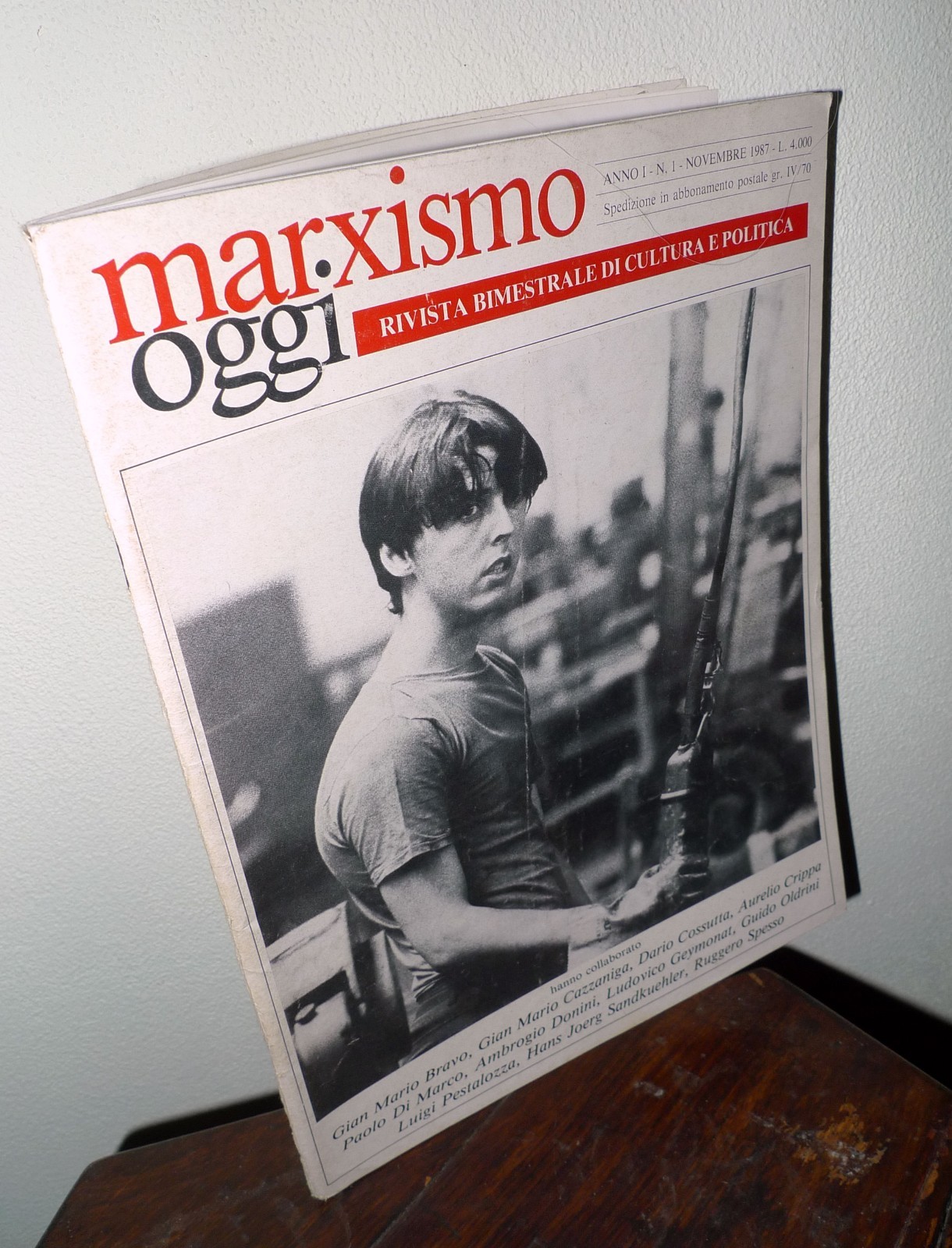 MARXISMO OGGI n.1 1987.RIVISTA BIMESTRALE DI CULTURA E POLITICA[Geymonat,Gramsci