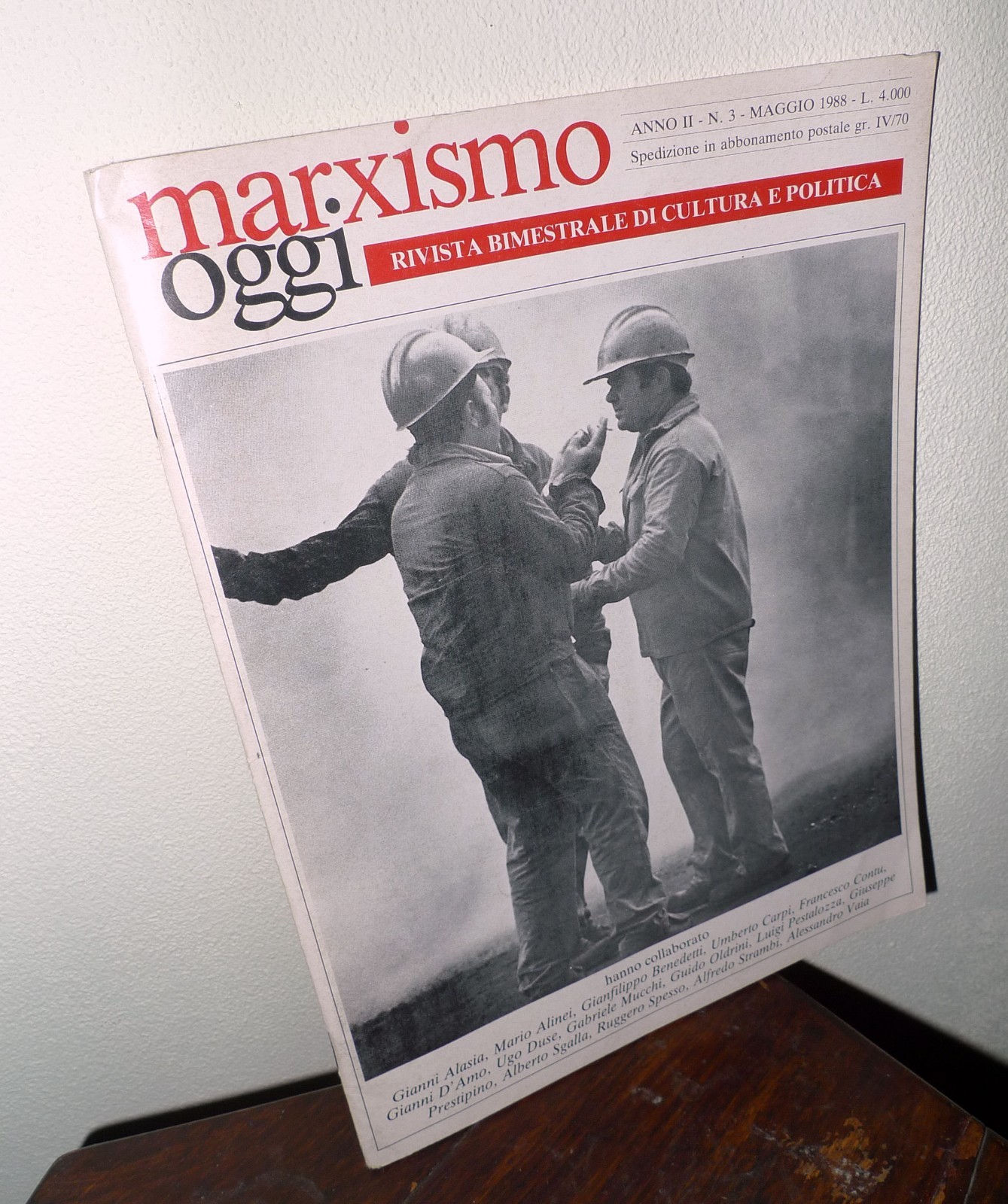 MARXISMO OGGI n.3 1988.RIVISTA BIMESTRALE DI CULTURA E POLITICA[Pestalozza