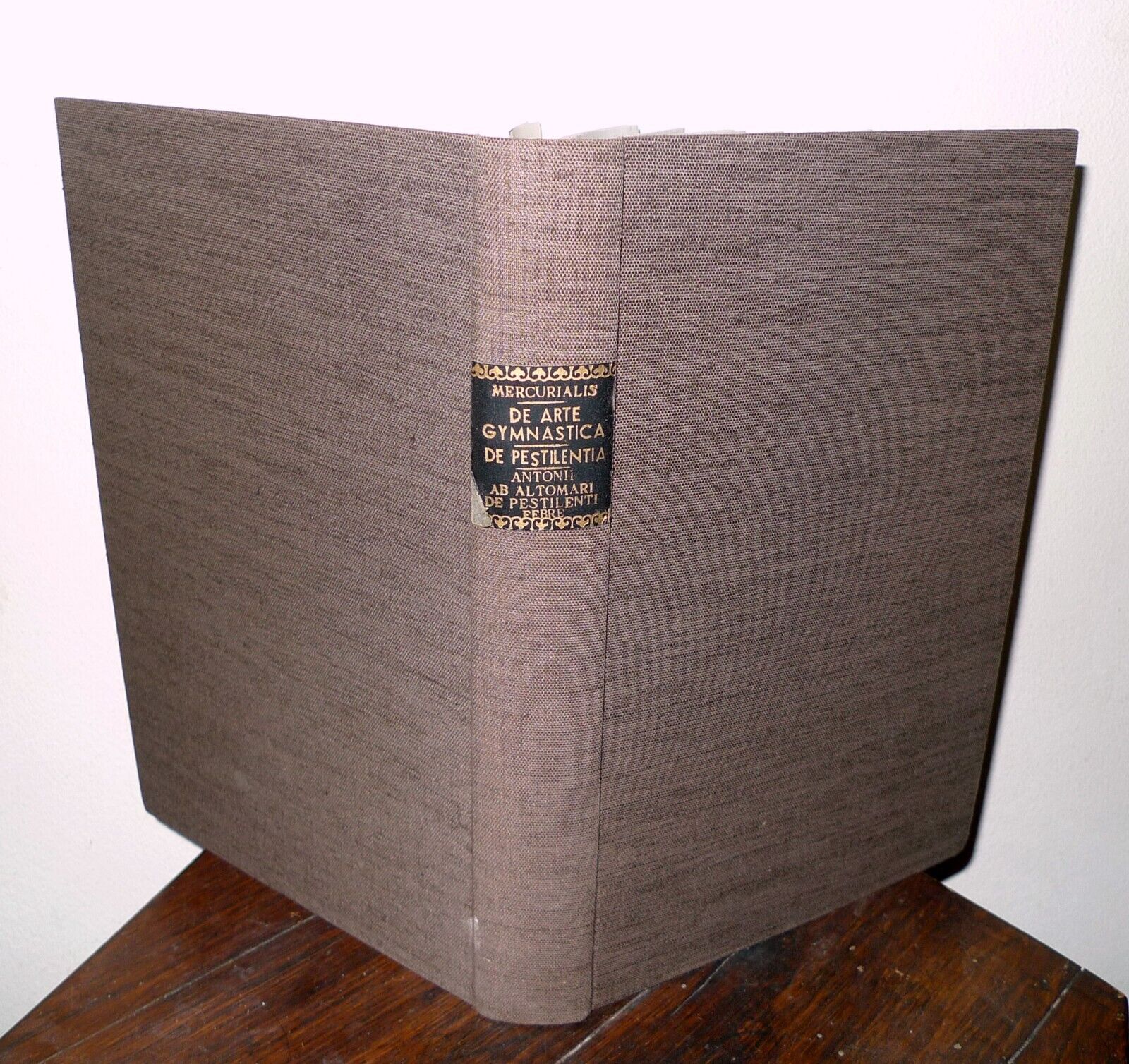 Mercuriale,DE ARTE GYMNASTICA/DE PESTILENTIA,1644[ANASTATICA,Benedetti,Altomare