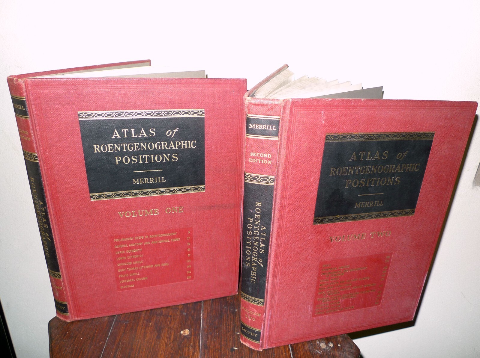 Merrill,ATLAS OF ROENTGENOGRAPHIC POSITIONS.2 voll.,1959 Mosby[radiografia