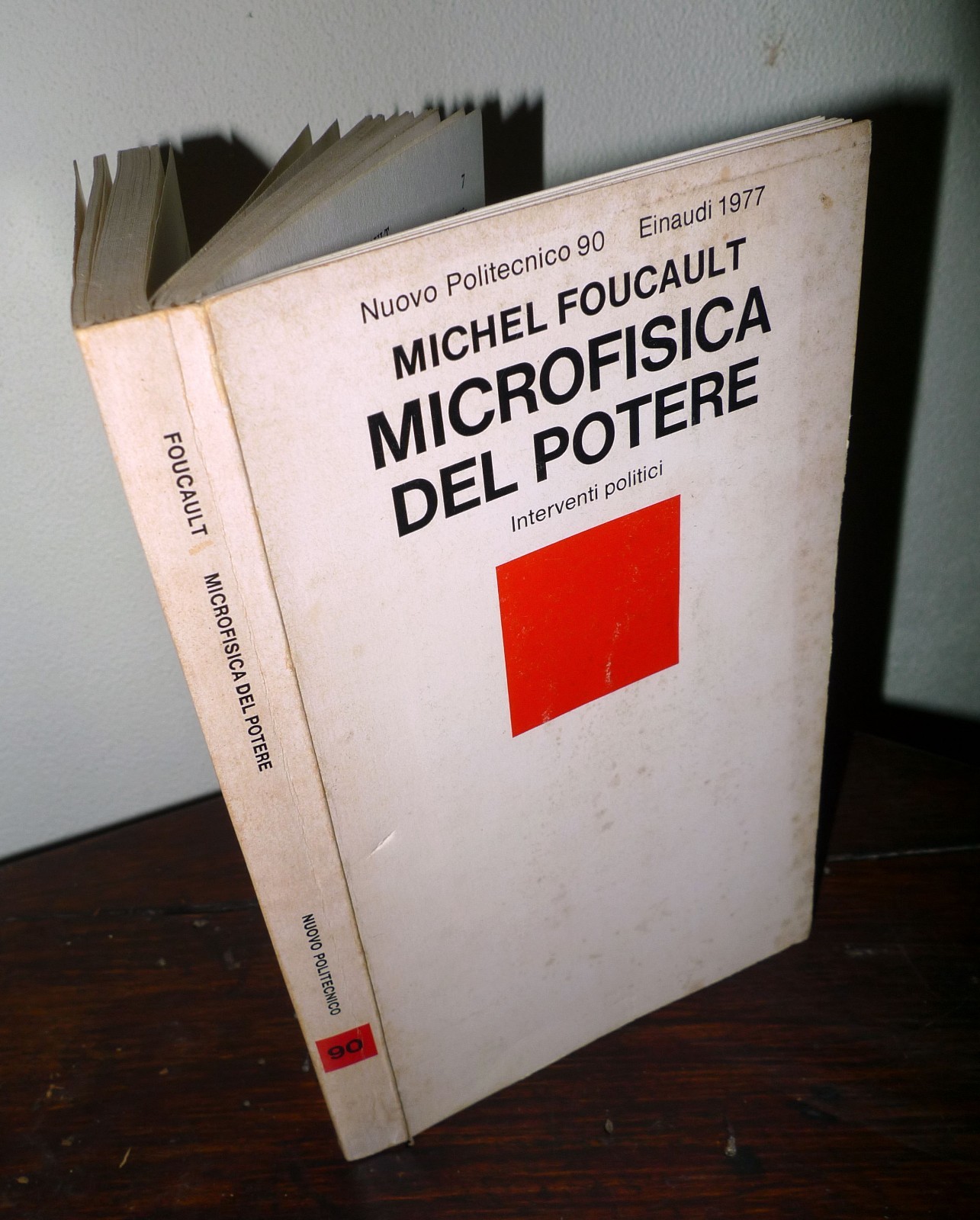Michel Foucault,MICROFISICA DEL POTERE.Interventi politici,'77 Einaudi[filosofia