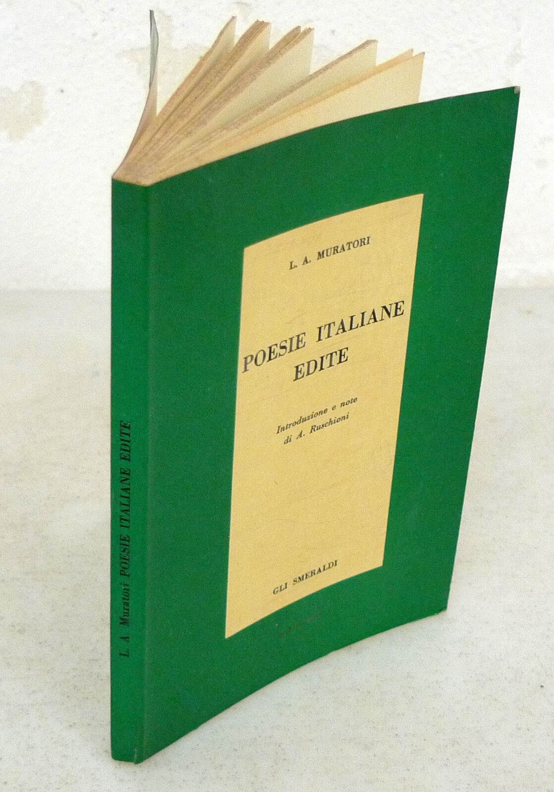 Muratori,POESIE ITALIANE EDITE,Pleion/Bietti 1964[poesia,storia letteratura