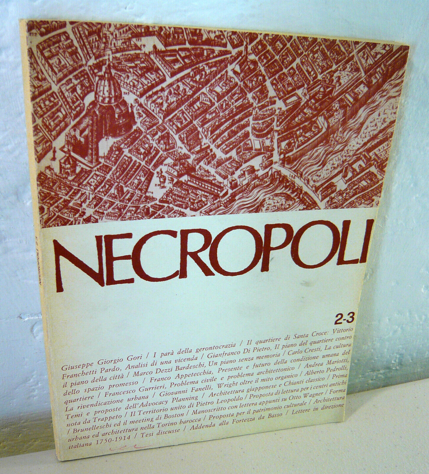 NECROPOLI n.2-3 1969.Rivista bimestrale[architettura,Firenze Santa Croce