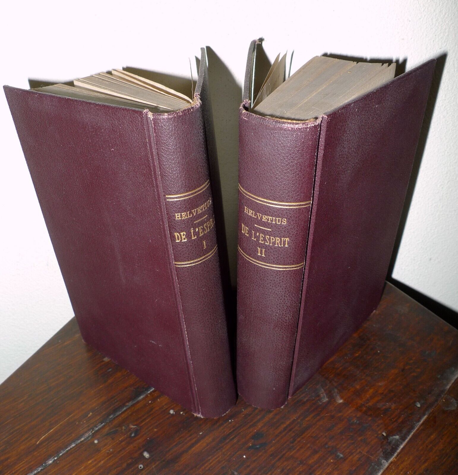 OEUVRES DE M. HELVETIUS,DE L'ESPRIT,1774 Arkste & Merkus[FILOSOFIA