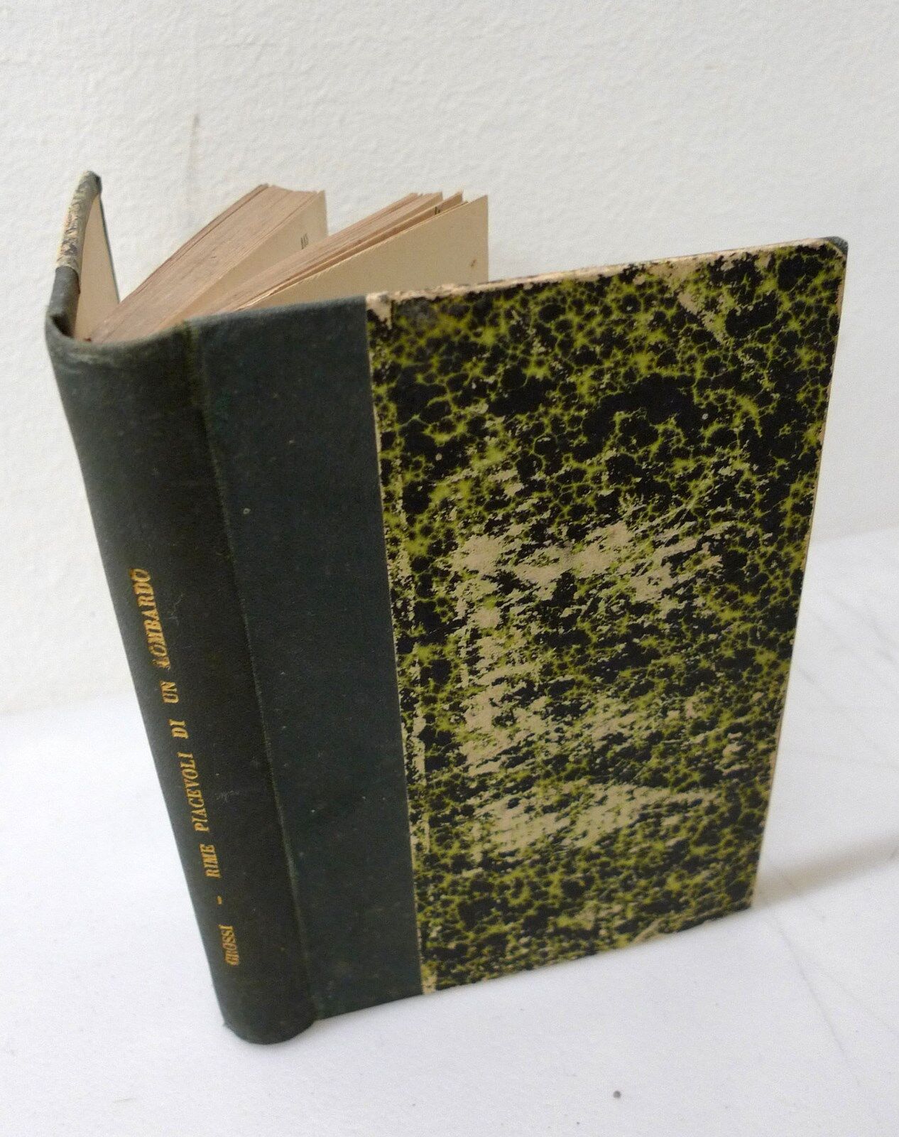 P.Luigi Grossi,RIME PIACEVOLI DI UN LOMBARDO,1852 Borroni e Scotti[POESIA