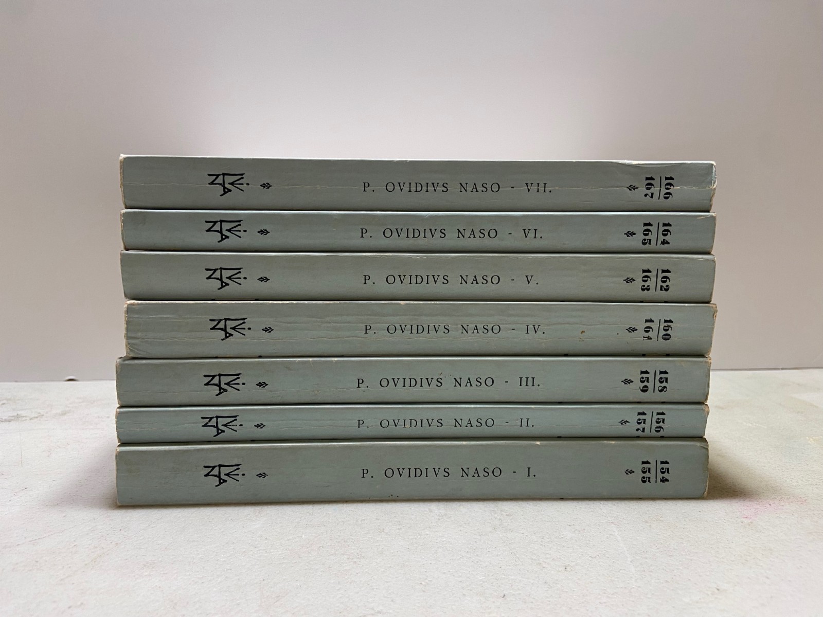 P.Oviudius Naso,AMORES, HEROIDES,METAMORPHOSEON,FASTORUM,OPERE..., 1970