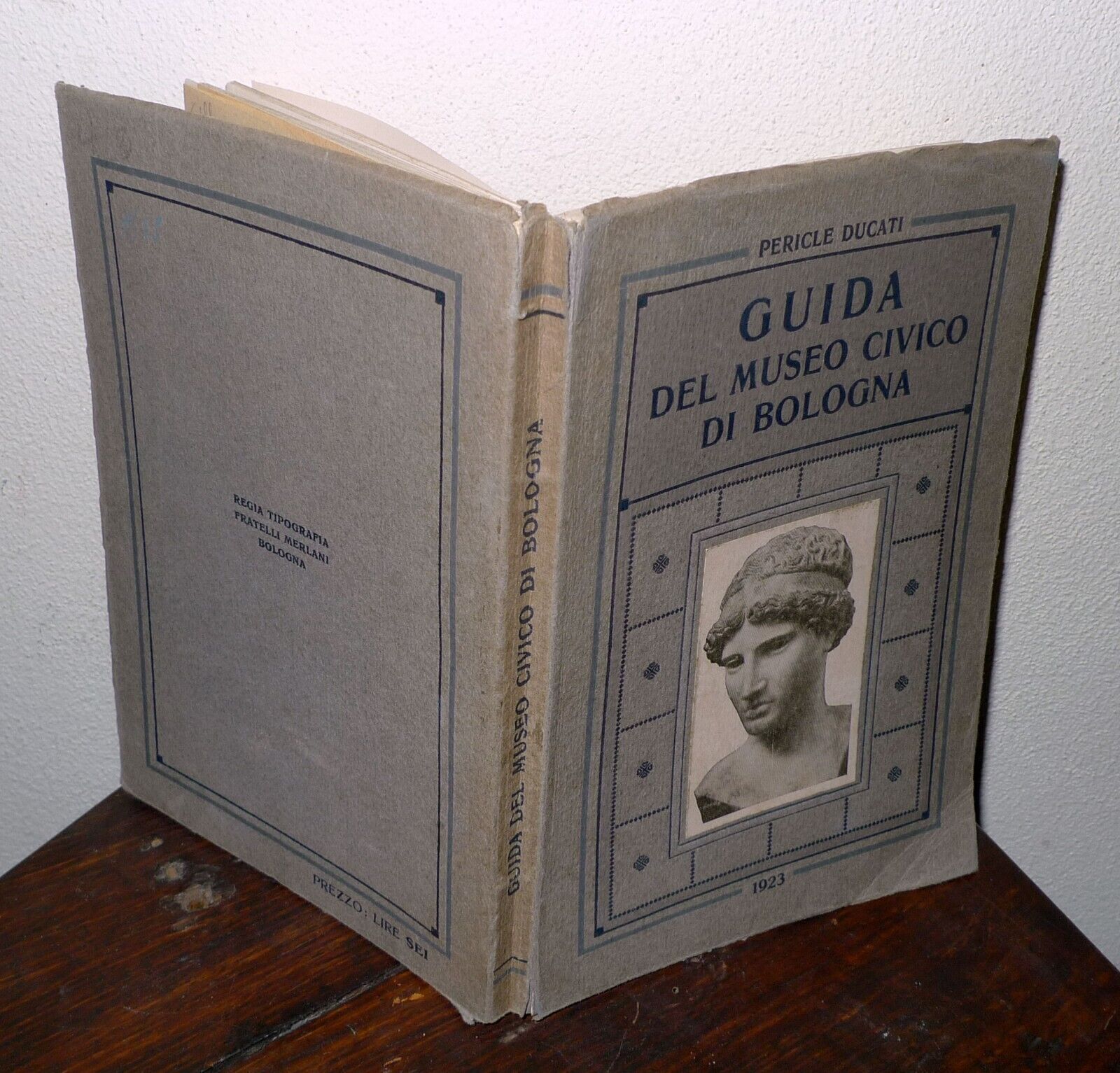 Pericle Ducati,GUIDA DEL MUSEO CIVICO DI BOLOGNA,1923[STORIA ARTE
