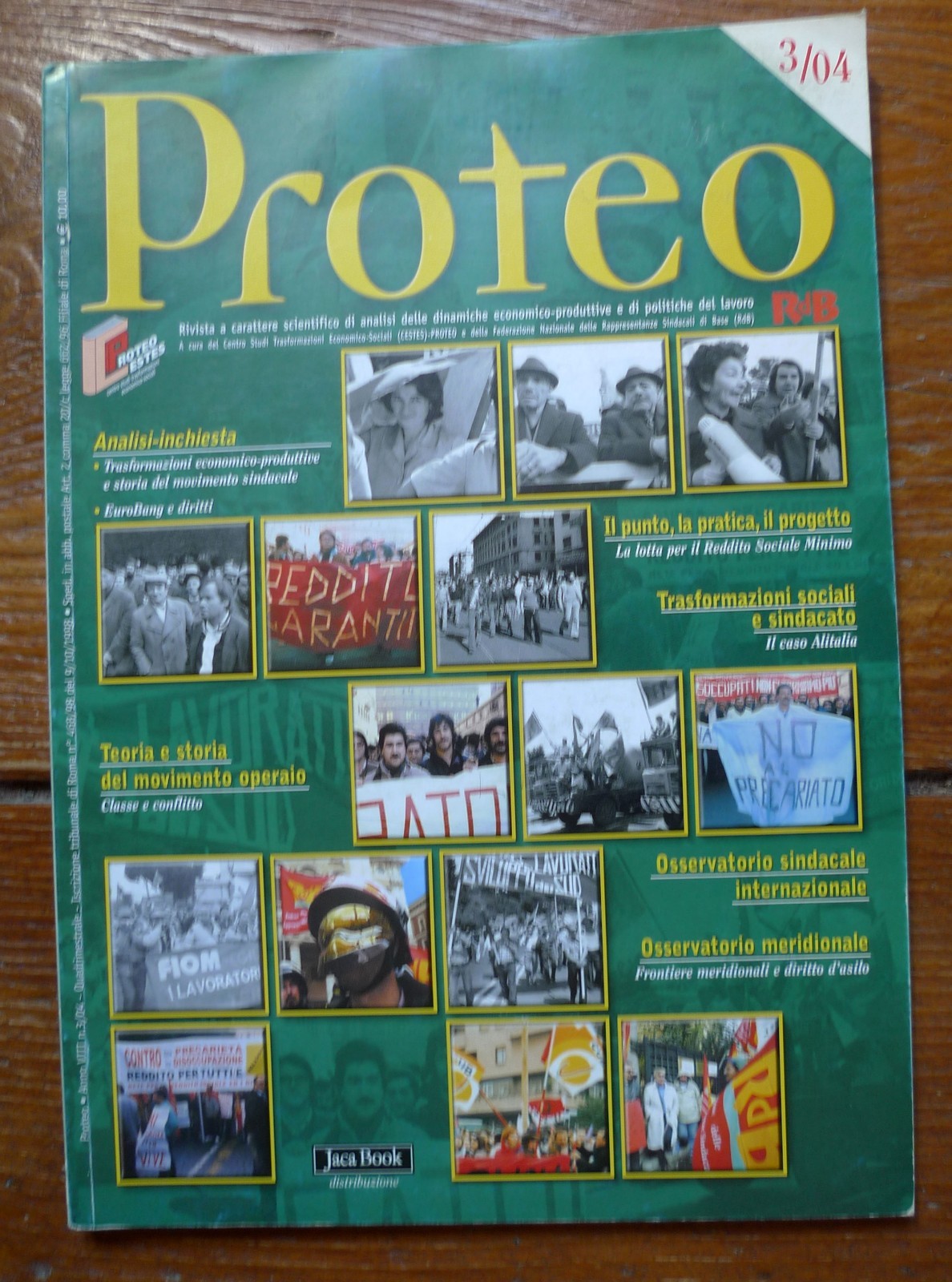 PROTEO n.3 2004 Rivista quadrimestrale[politiche del lavoro,sindacato USB