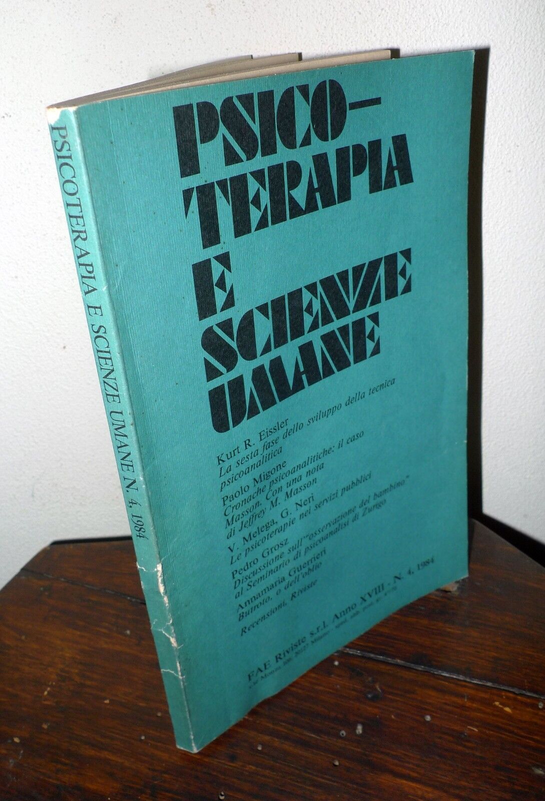 PSICOTERAPIA E SCIENZE UMANE n.4 1984[psicoanalisi,psicologia