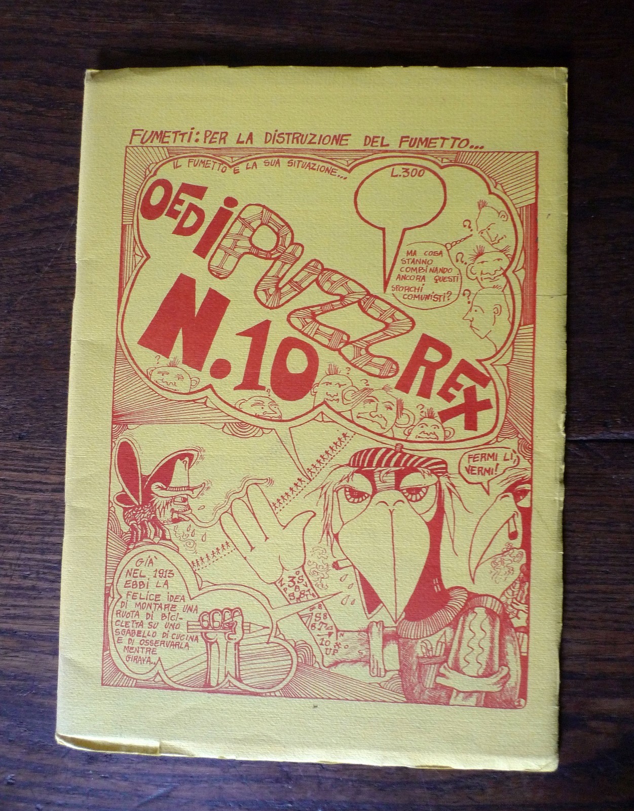 PUZZ n.10 ott-dic.1973.OEDIPUZZREX+suppl[rivista,fumetti,controcultura,Max Capa