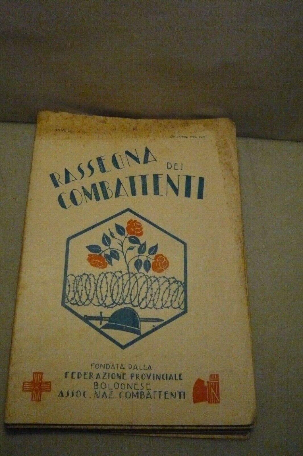 RASSEGNA DEI COMBATTENTI, Bologna 1929[annata completa