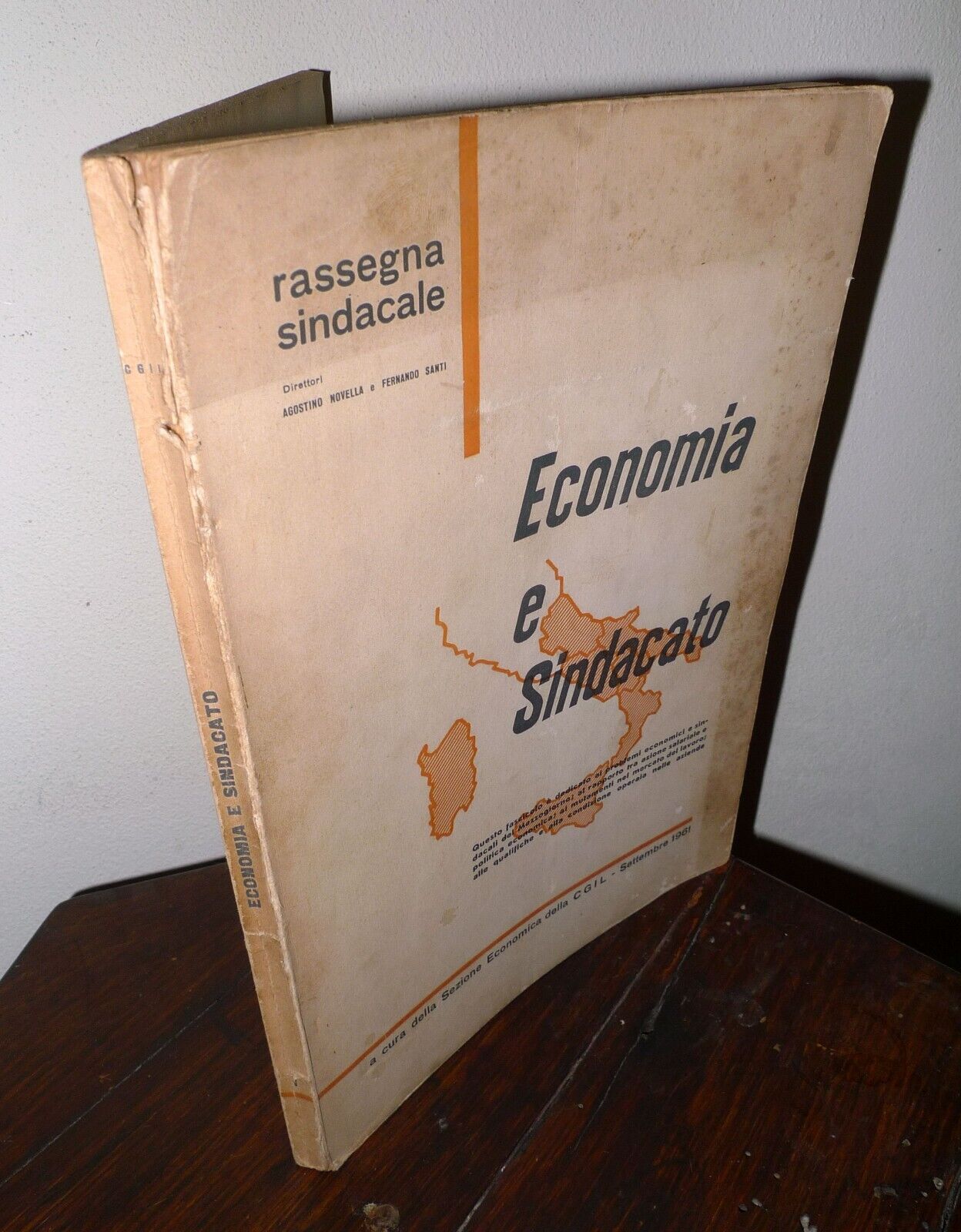 RASSEGNA SINDACALE.ECONOMIA E SINDACATO,Lavoro 1961[CGIL,problemi Mezzogiorno