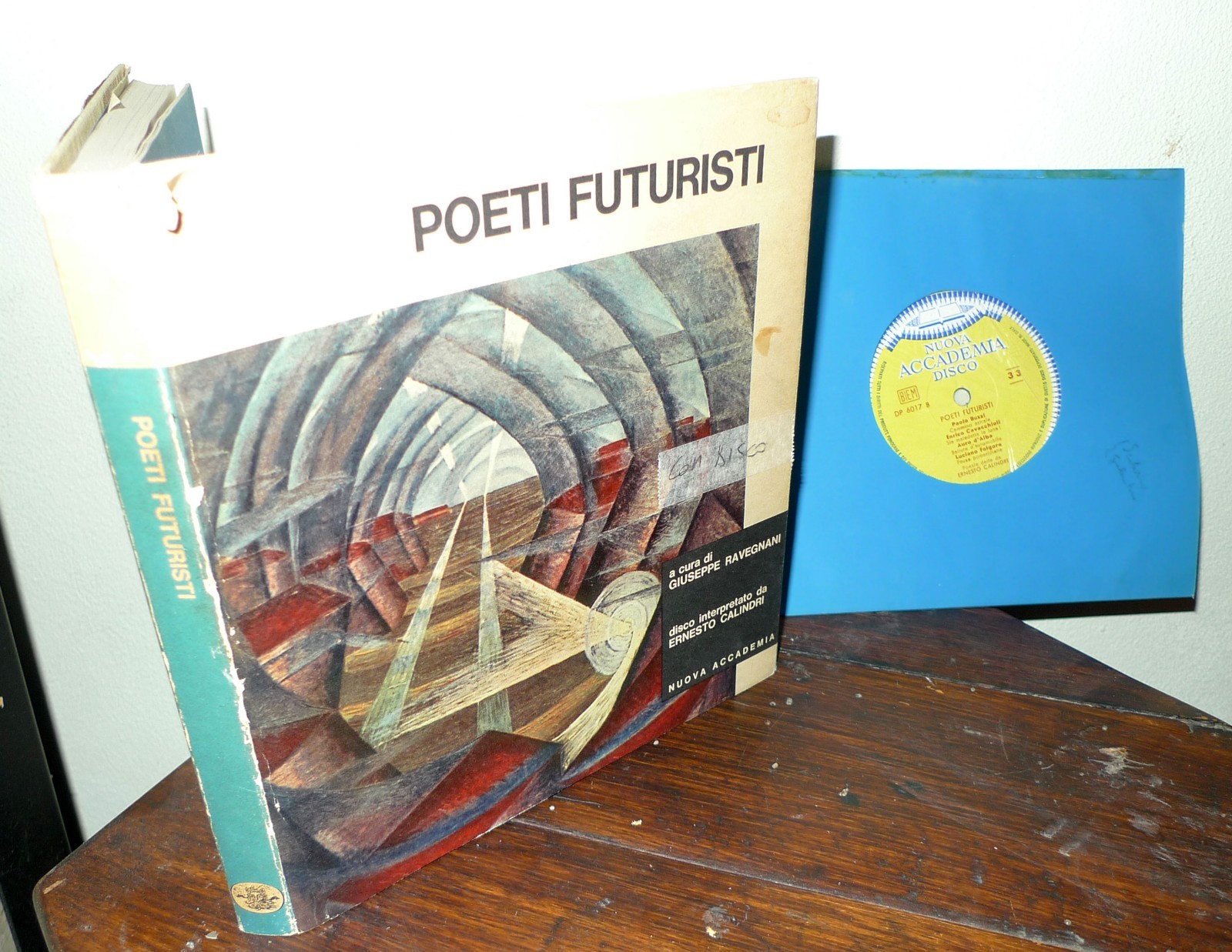 Ravegnani,POETI FUTURISTI,1973 Nuova Accademia+DISCO 7"[poesia,Ernesto Calindri