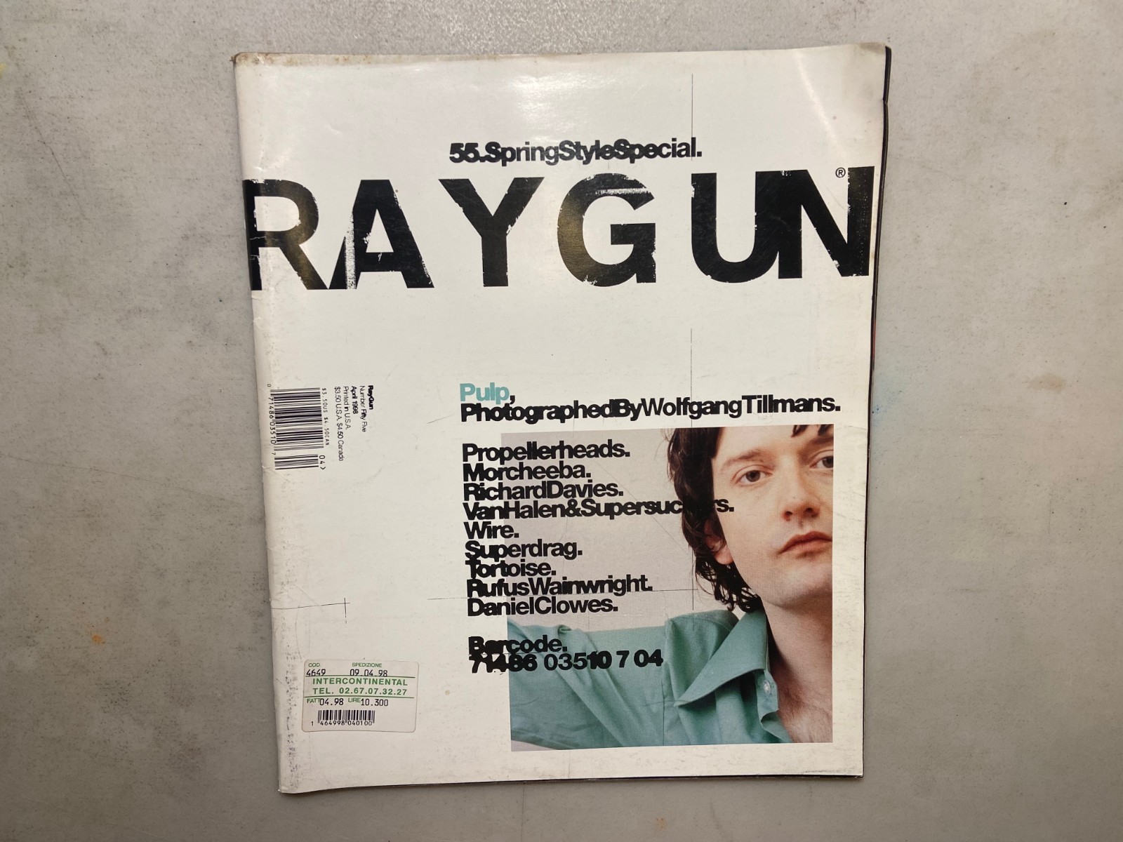 RAYGUN Apr.1998, N°55[Wolfgang Tillmanns,Morcheeba,Tortoise