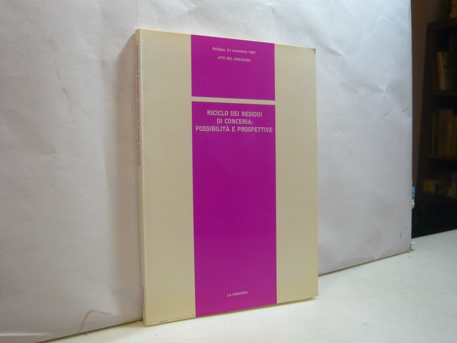 RICICLO DEI RESIDUI DI CONCERIA: POSSIBILITA’ E PROSPETTIVE,1991[ambiente