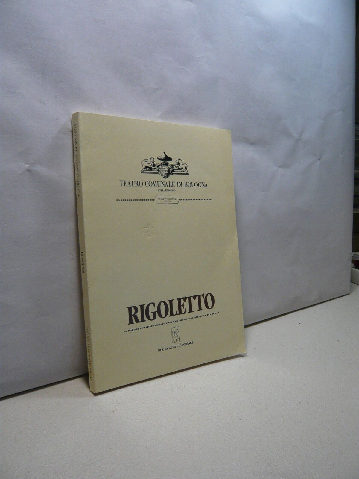 RIGOLETTO. Teatro comunale di Bologna, 1990[opera, balletto, Giuseppe Verdi