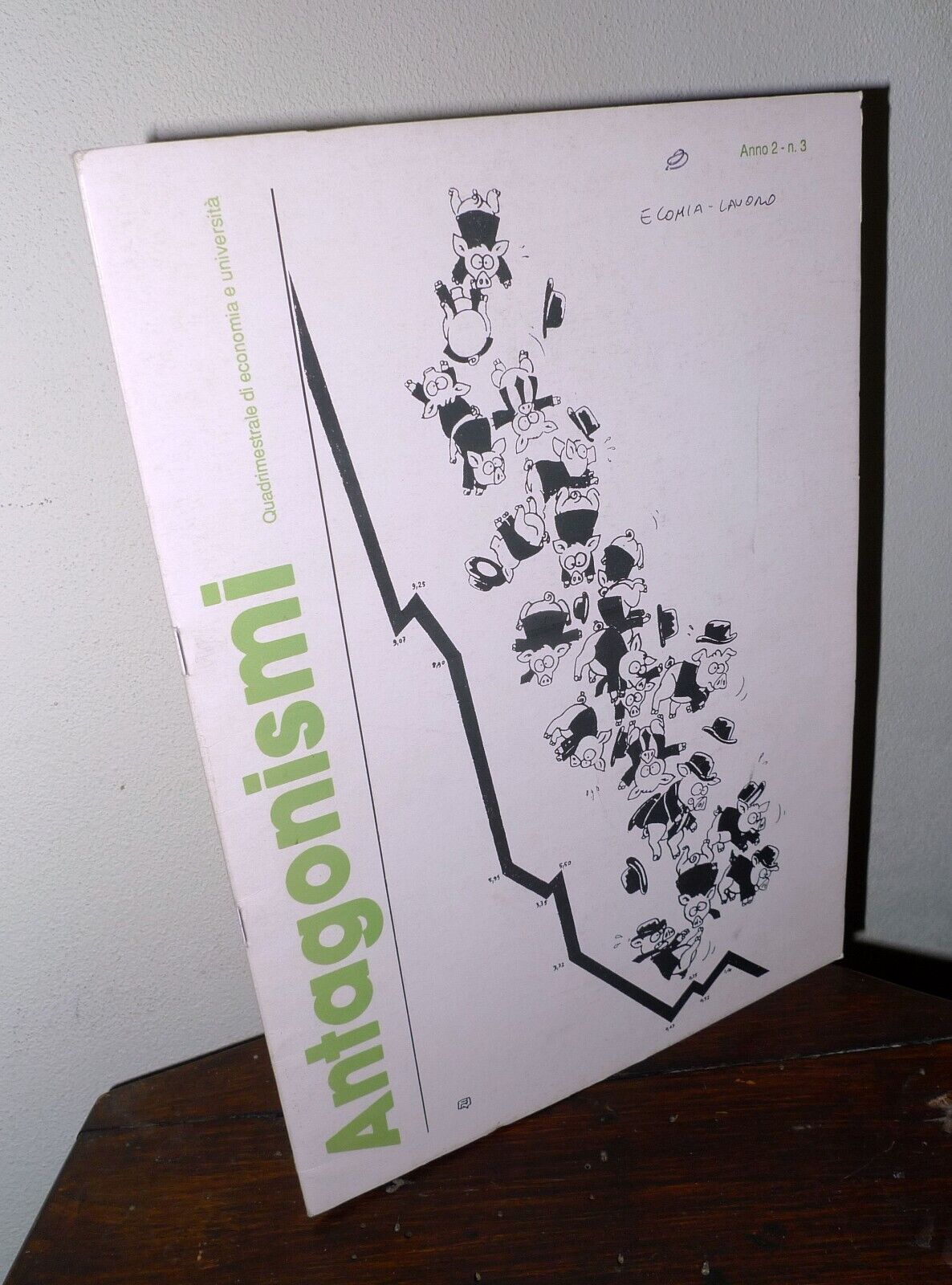 Rivista ANTAGONISMI n.3 1987.Quadrimestrale di economia e università