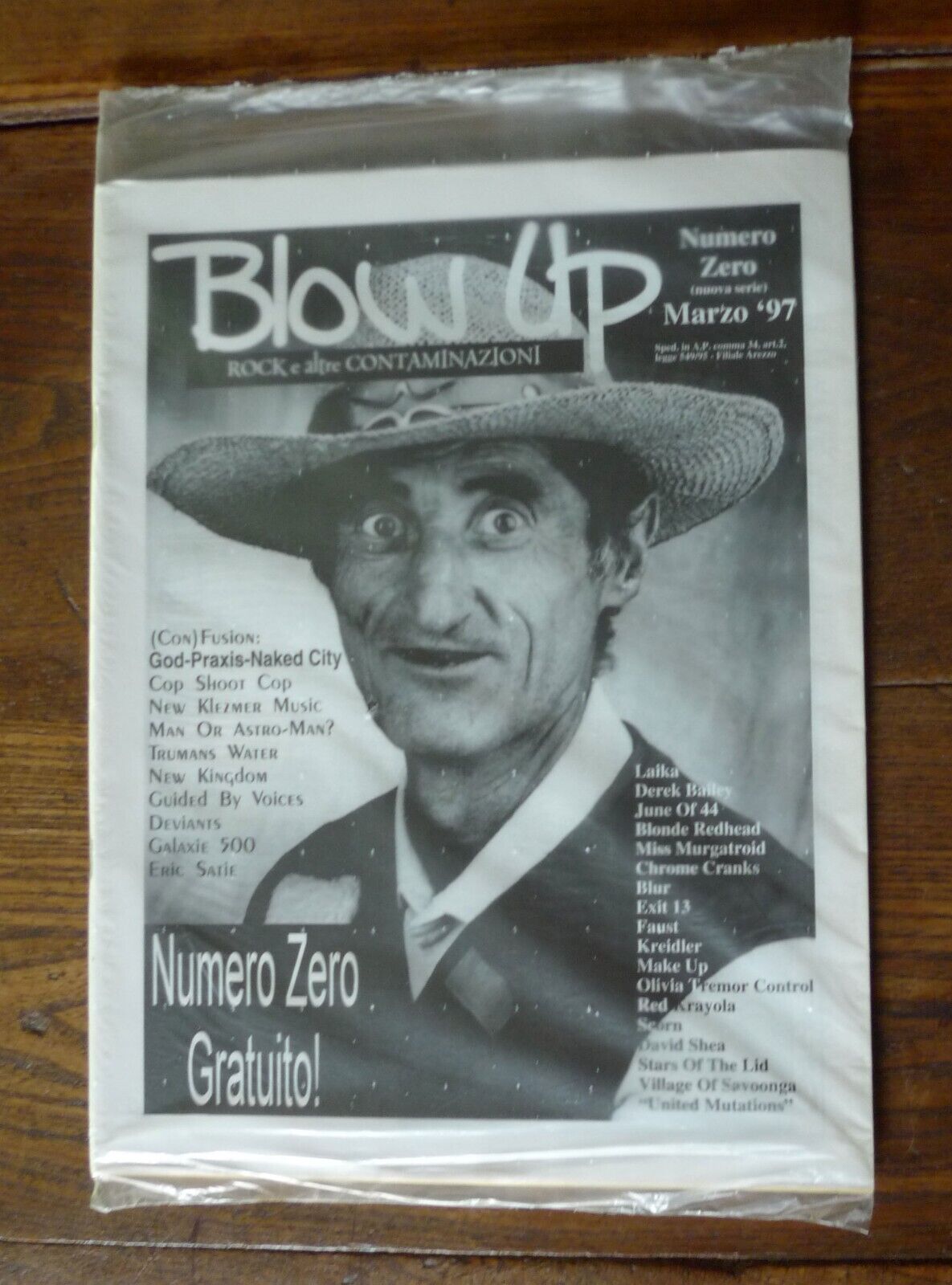 Rivista BLOW UP.ROCK E ALTRE CONTAMINAZIONI n.0 1997[numero zero,MUSICA
