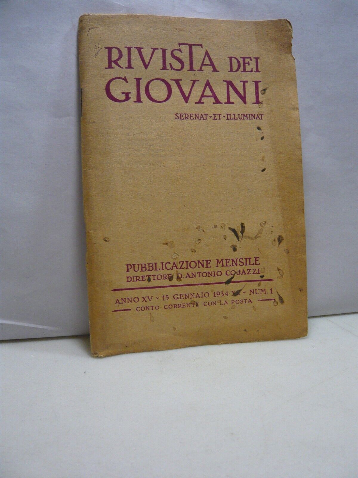 RIVISTA DEI GIOVANI.Per la cultura e la vita cristiana,1934. Annata …
