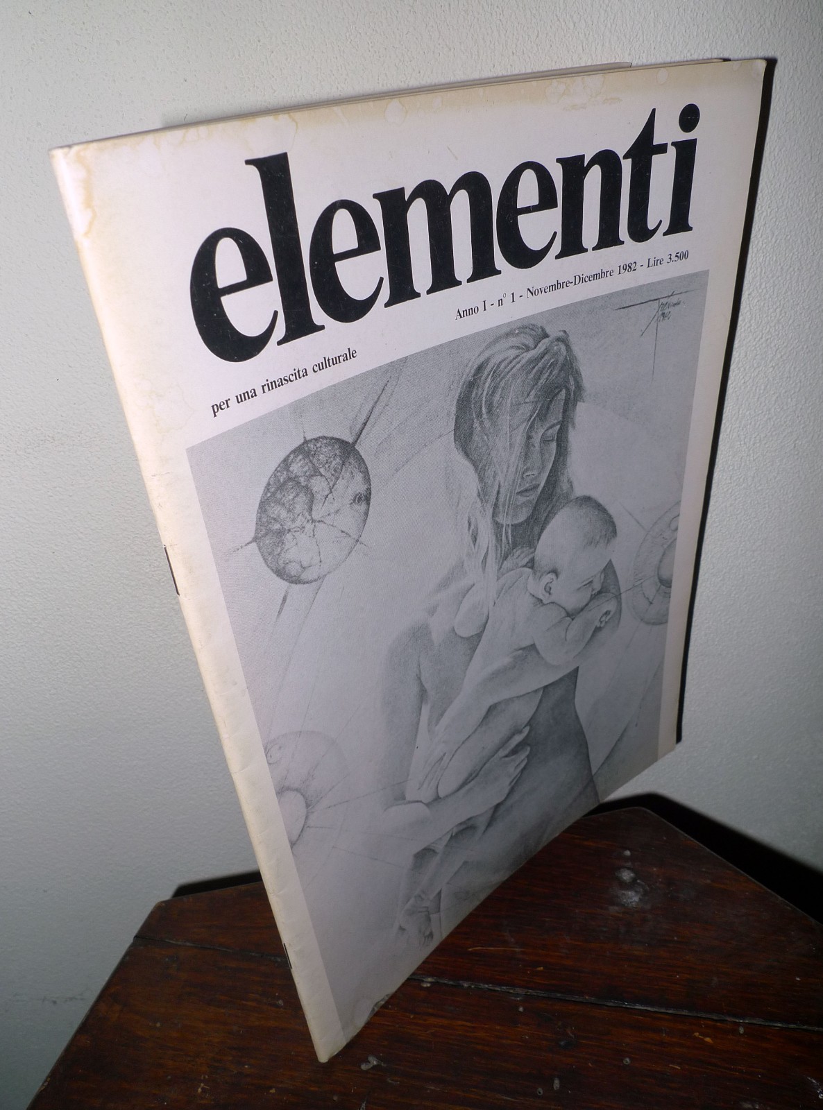 Rivista ELEMENTI.Per una rinascita culturale n.1 1982[Celine,situazionismo