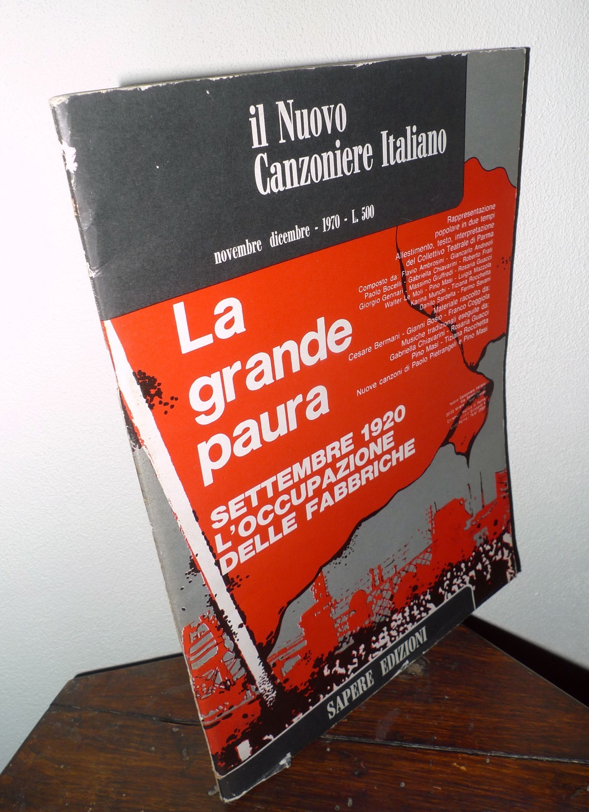Rivista IL NUOVO CANZONIERE ITALIANO Novembre-Dicembre 1970[NUMERO UNICO