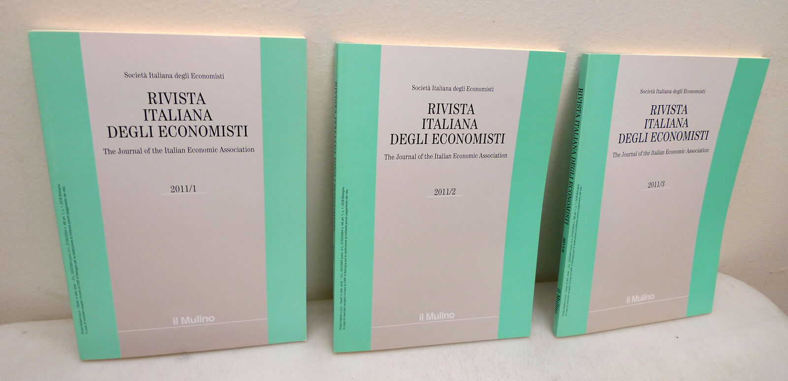 RIVISTA ITALIANA DEGLI ECONOMISTI 2011.The Journal,Italian Economic Association