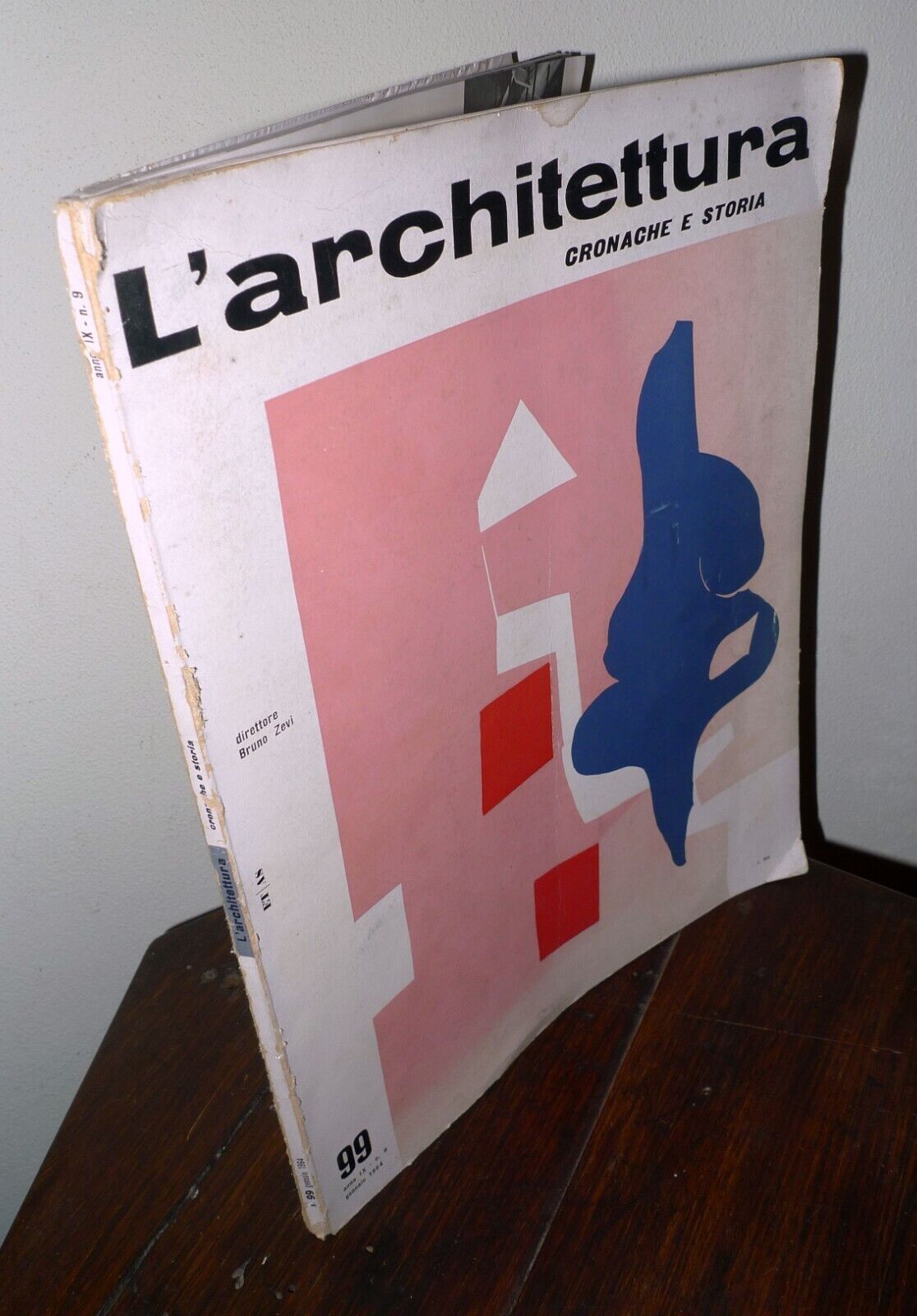 Rivista L'ARCHITETTURA.CRONACHE E STORIA n.9 1964[Bruno Zevi,MICHELANGELO