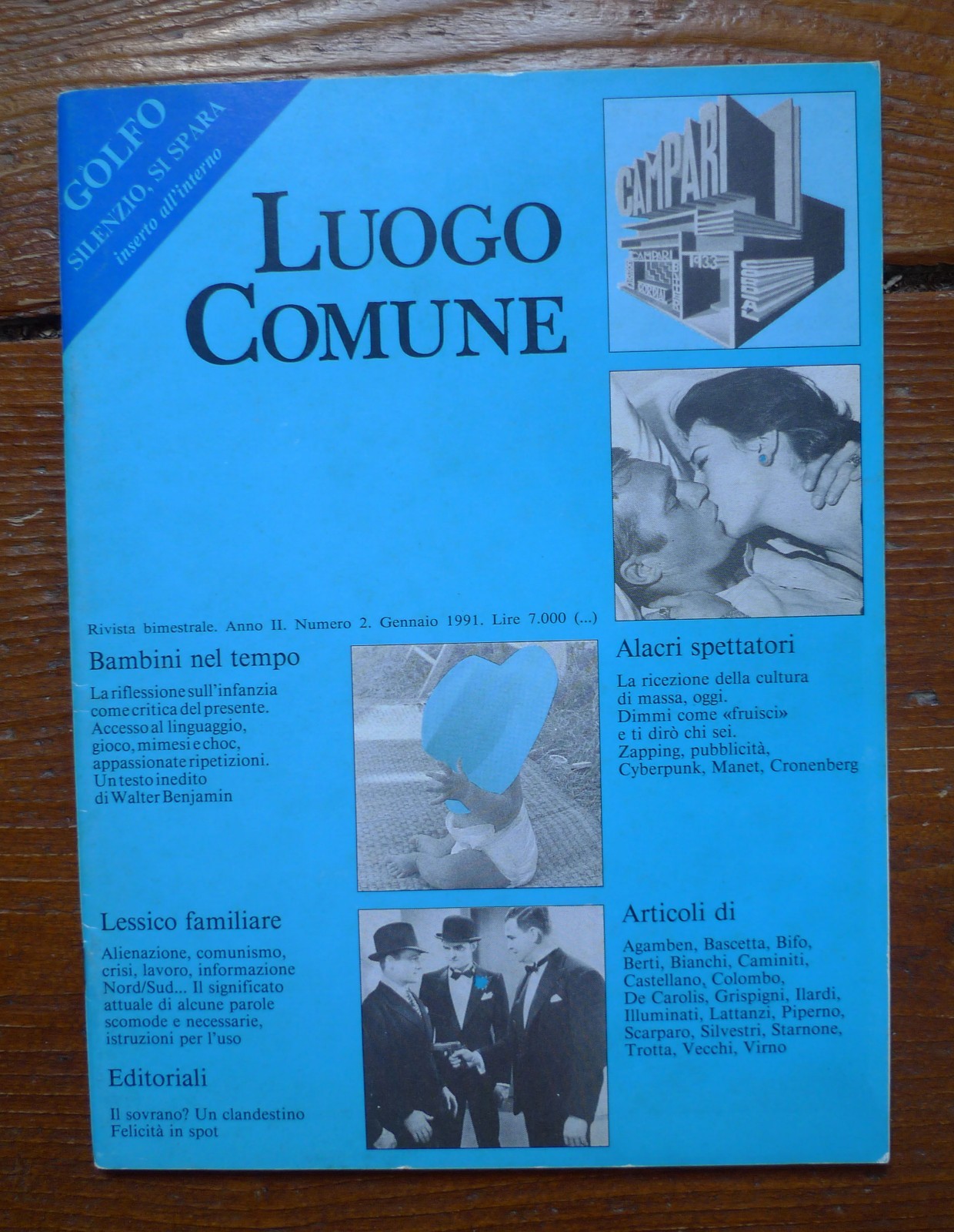 Rivista LUOGO COMUNE n.2 1991[controinformazione,Agamben,Bascetta,Bifo,Virno