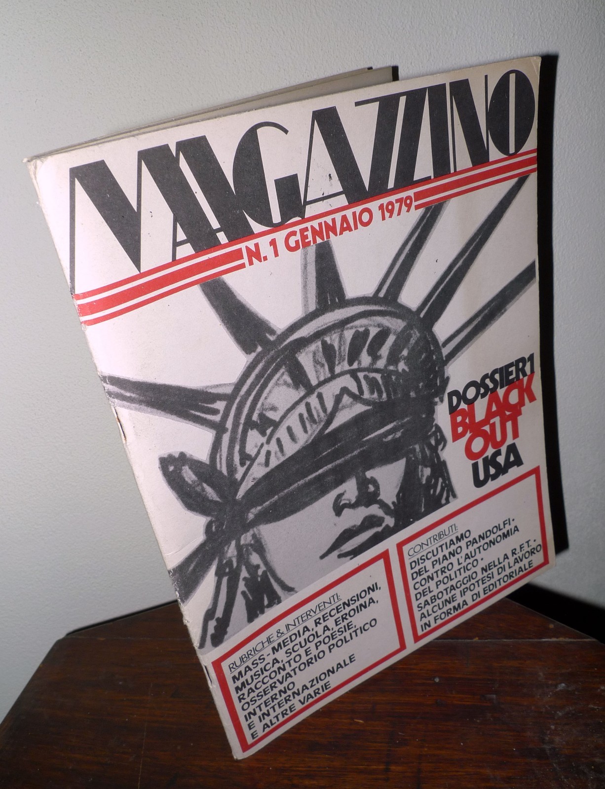 Rivista MAGAZZINO N.1 GEN.1979[Autonomia Operaia,Leonetti,Balestrini,Toni Negri