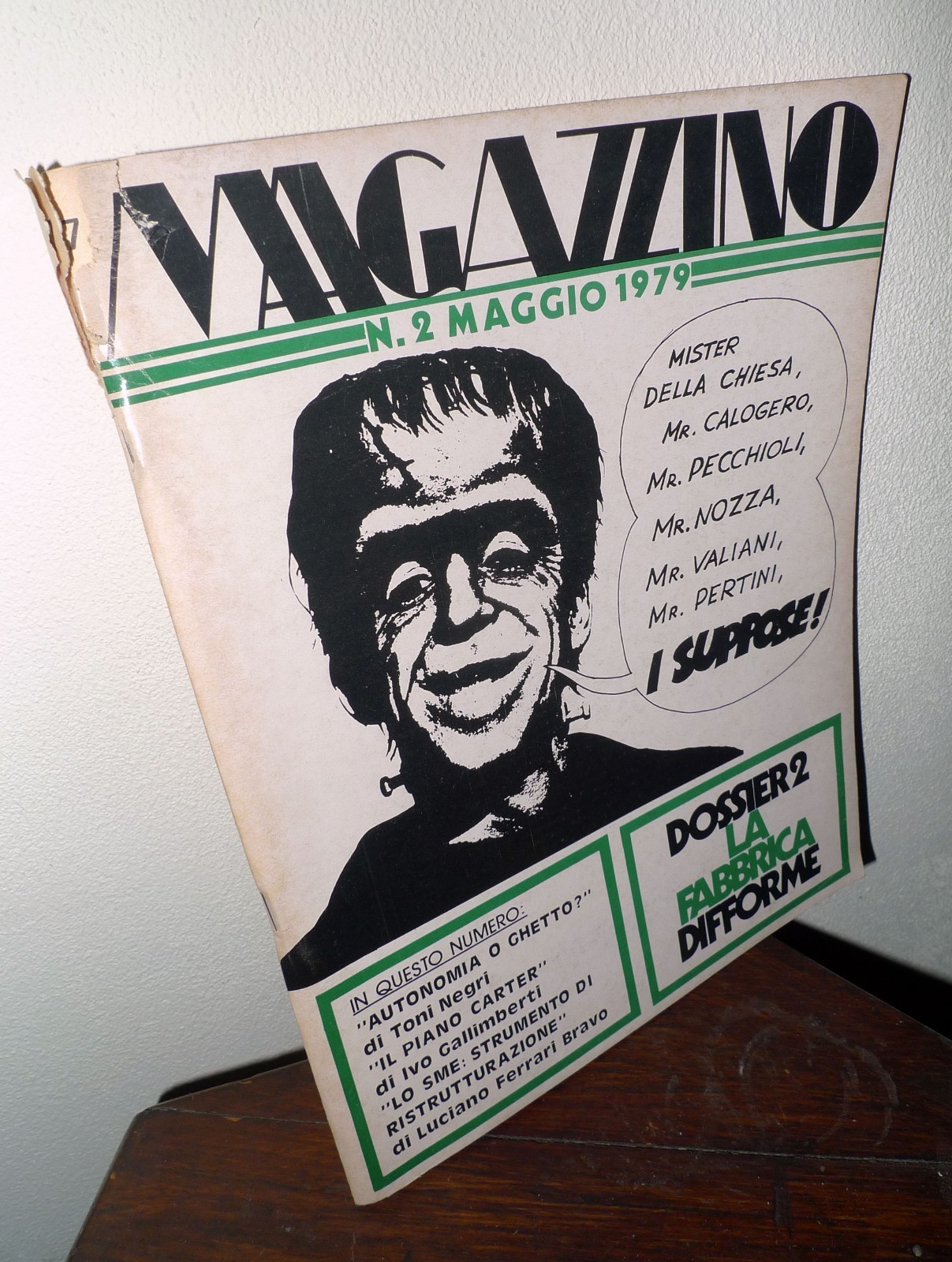 Rivista MAGAZZINO N.2 MAGGIO 1979[Autonomia Operaia,Toni Negri,7 aprile