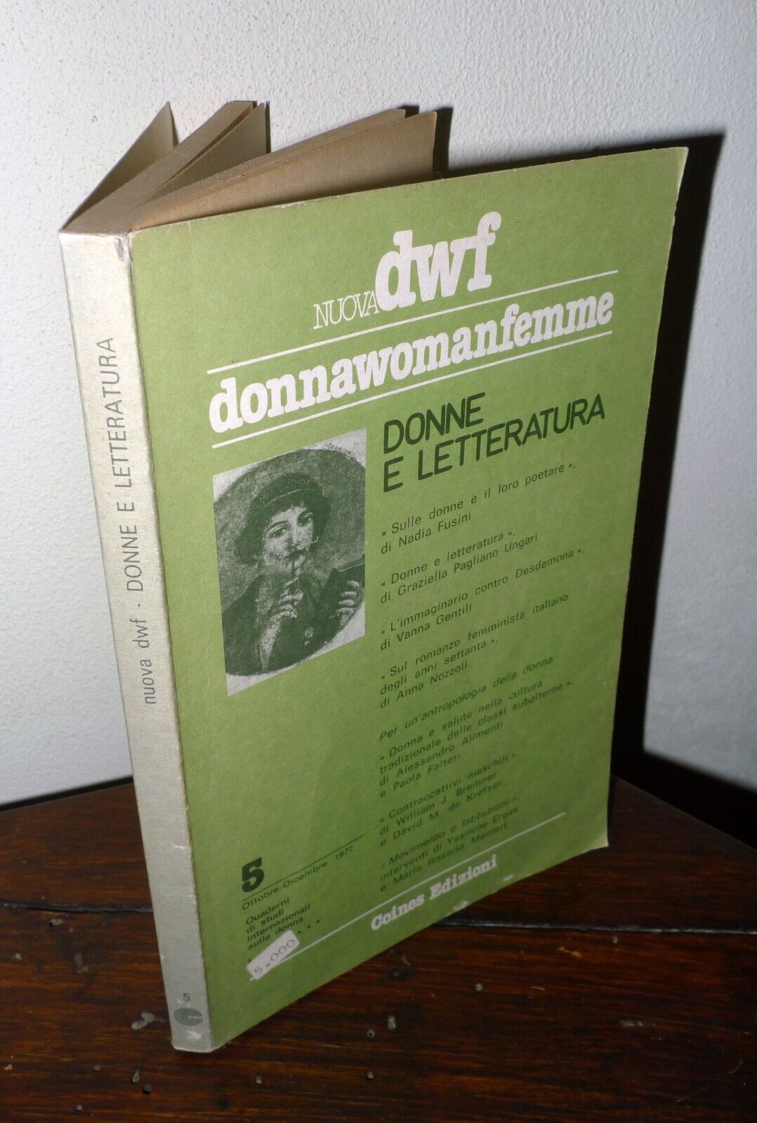 Rivista NUOVA DWF DONNAWOMANFEMME 5 1977.DONNE E LETTERATURA[romanzo femminista