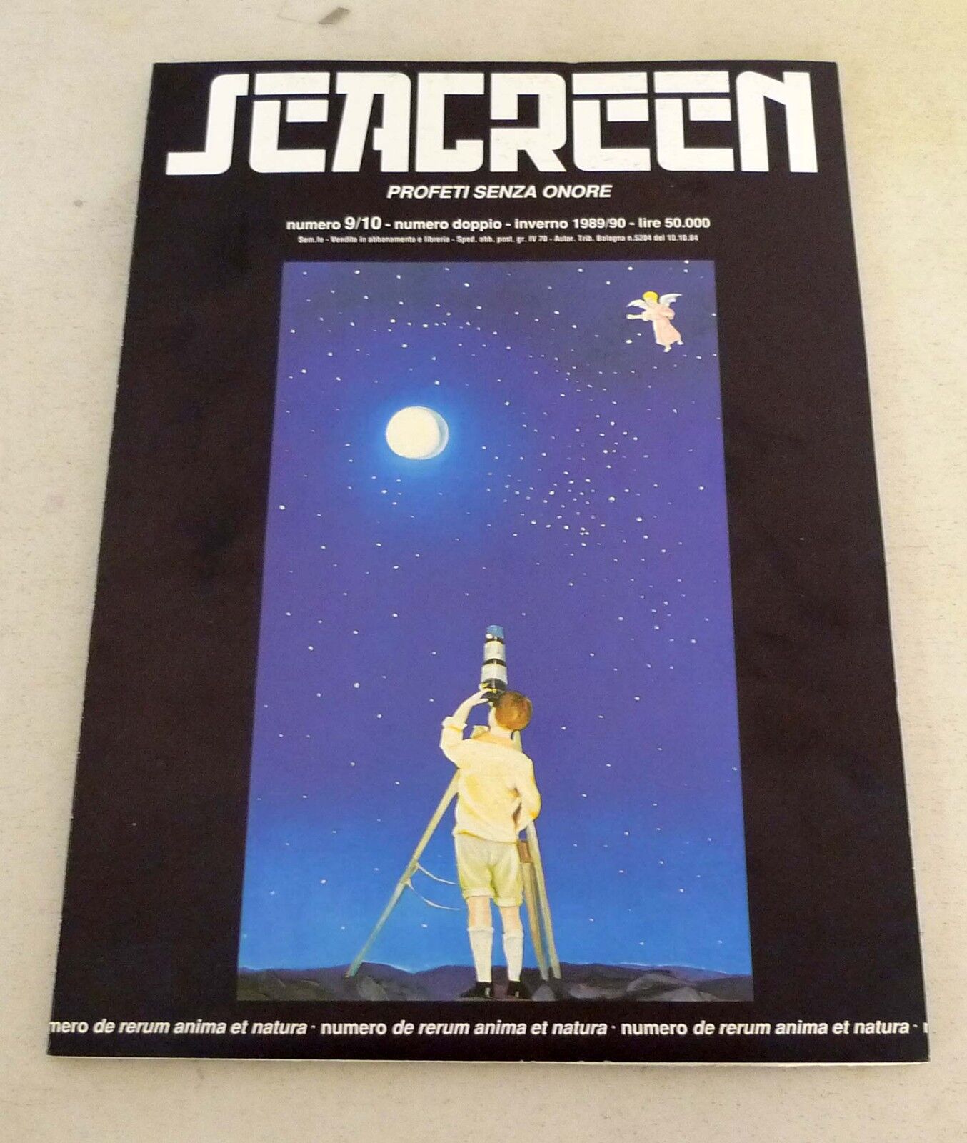 Rivista SEAGREEN n.9-10 1989/1990[fantascienza,esoterismo,Ferlinghetti,MAGNUS