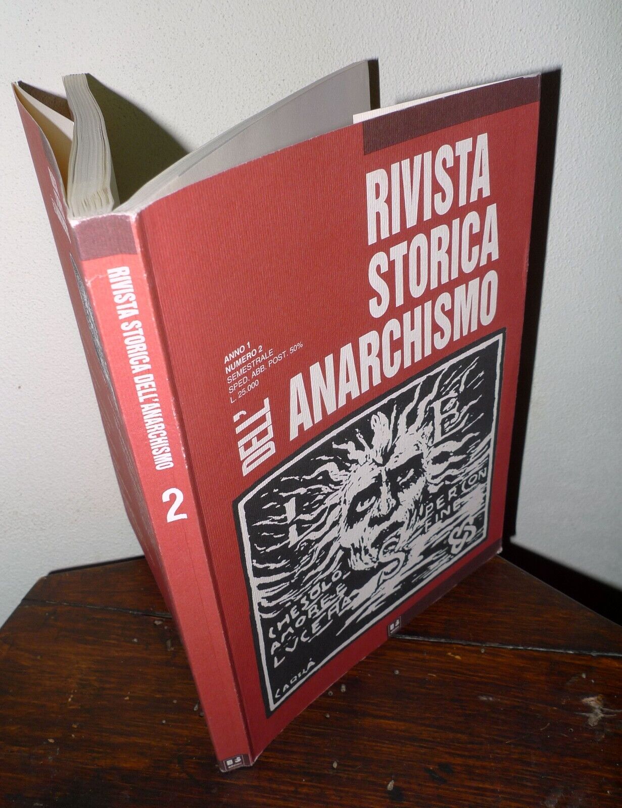 RIVISTA STORICA DELL'ANARCHISMO n.2 1994,Biblioteca Franco Serantini[anarchia